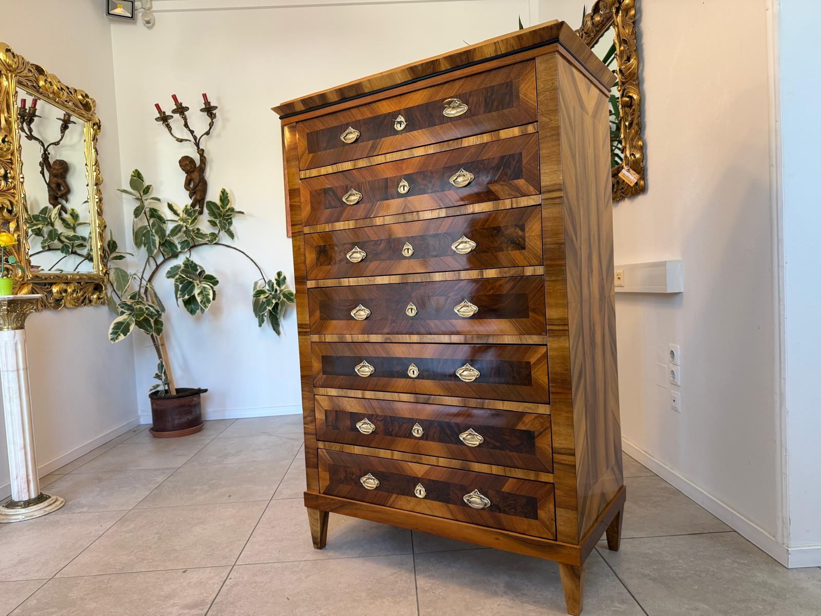 Sale Restaurierte Biedermeier 7 Ladenkommode Wochenkommode G1966