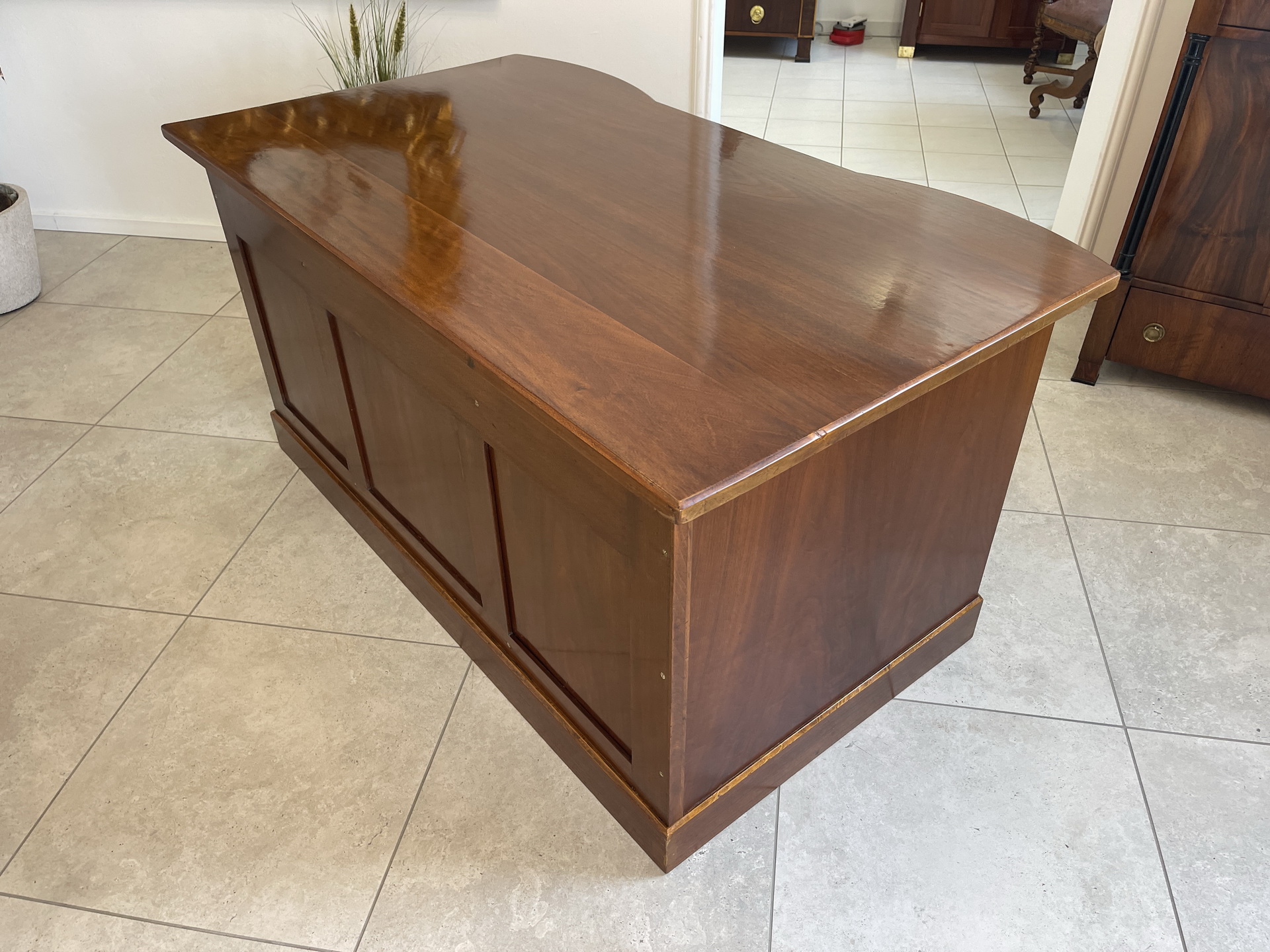 biedermeier_180zYJ321aEEWYzp Jugendstil Schreibtisch Sekretär Freisteher Originalstück A4290