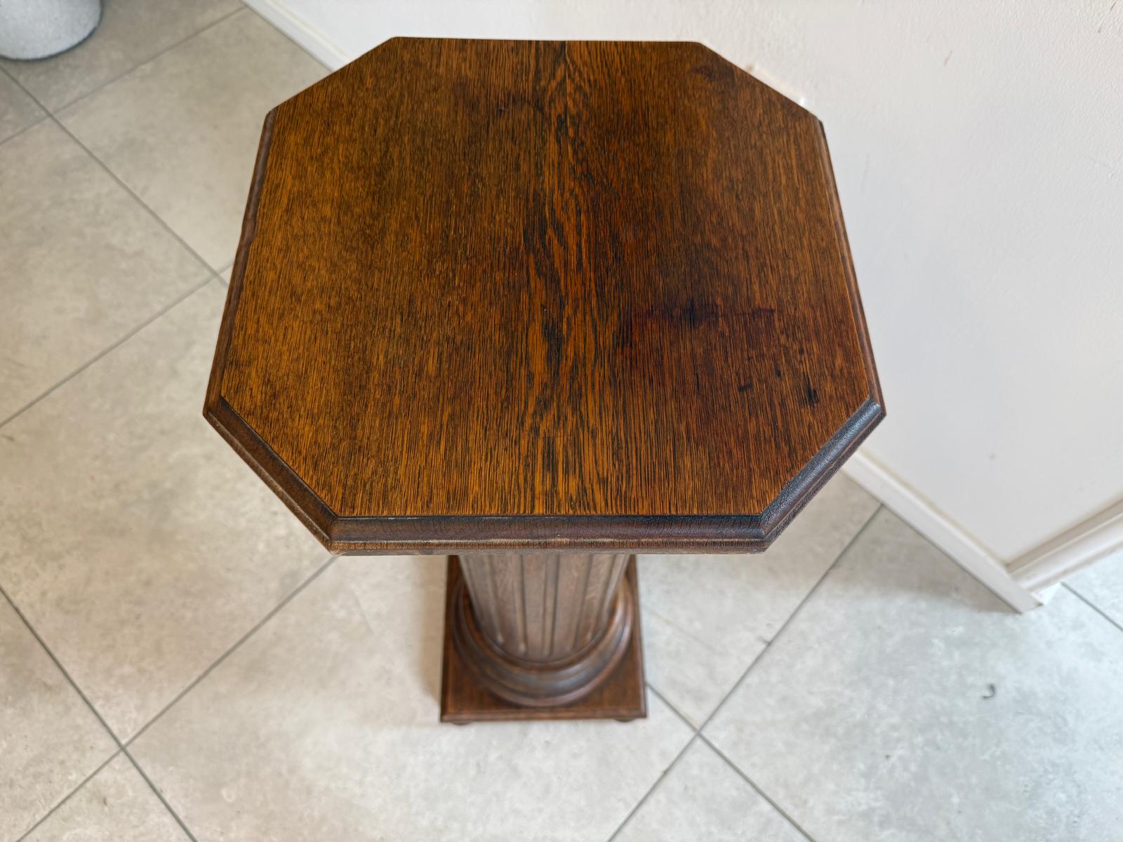 Postament Säule Podest Blumentisch Ablage Figurenpodest D2351