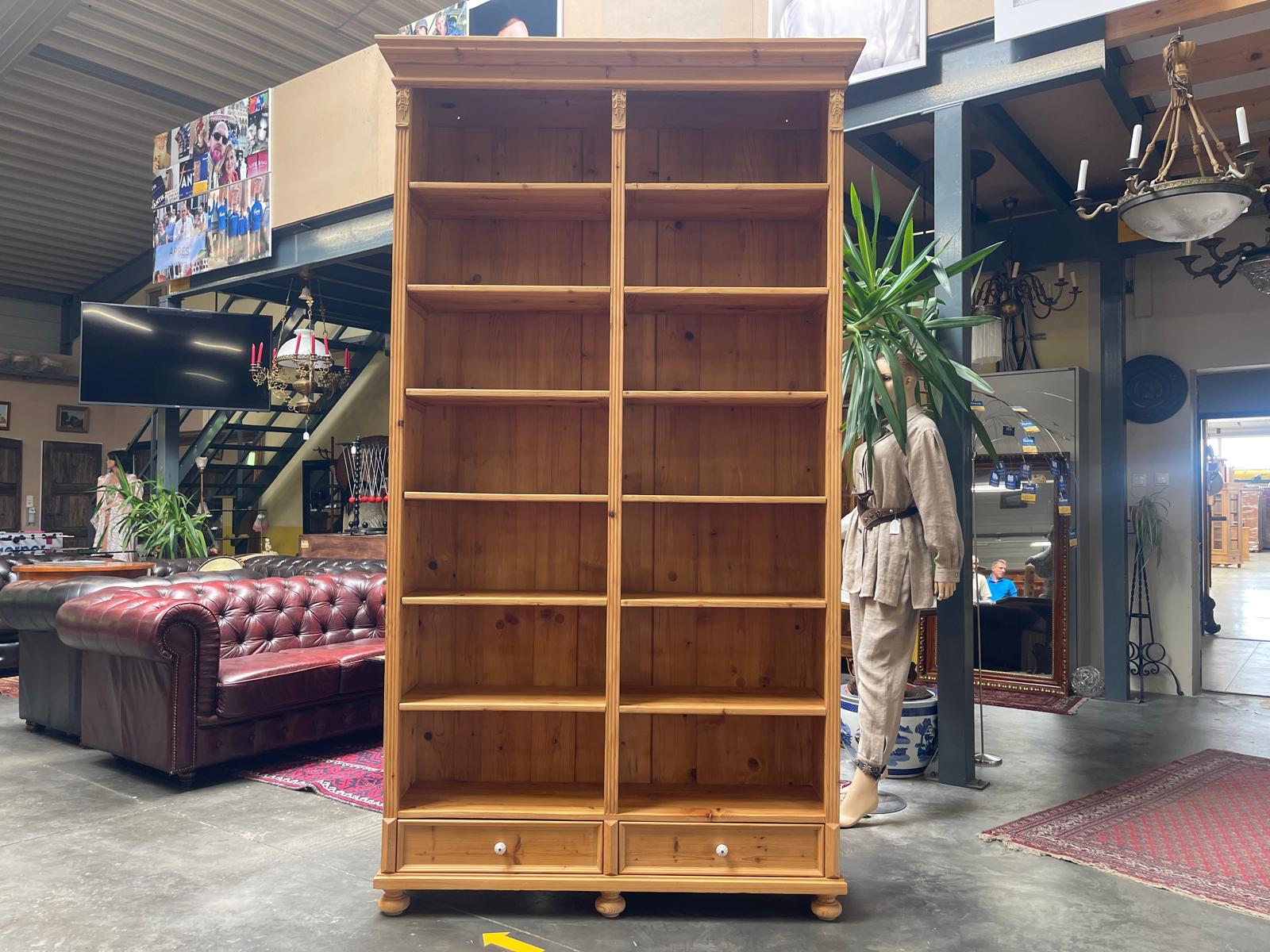 Altes Bäuerliche Stellage Regal Bauernmöbel - Bücherkasten G1700