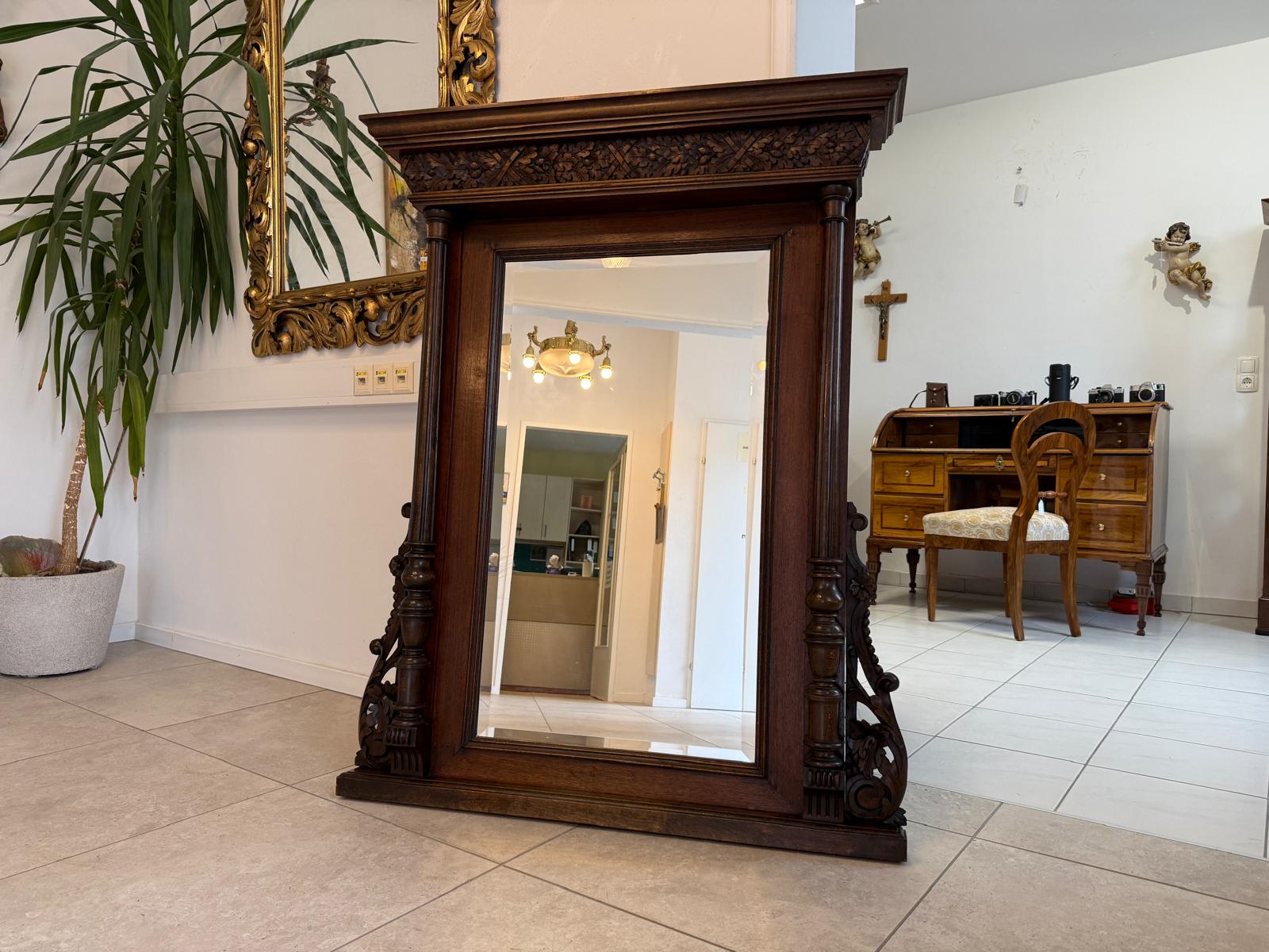 Gründerzeit Wandspiegel Dekospiegel Antik G2143