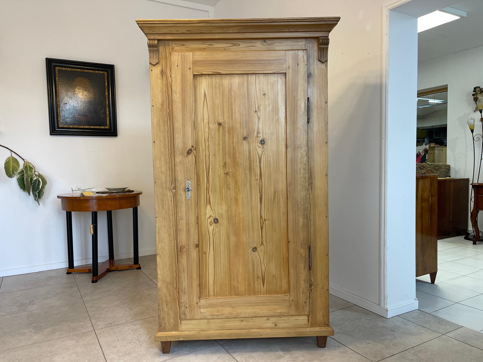 Uriger 1 türiger Bauernschrank Naturholzschrank Steiermark Bauernkasten Schrank G1258