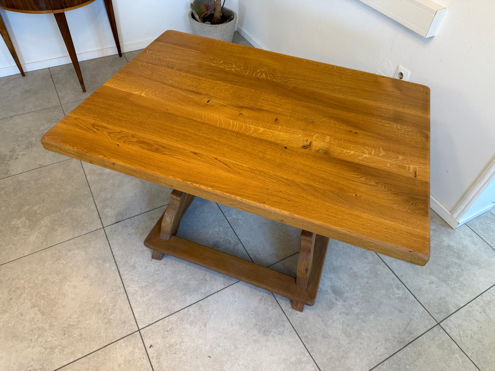 Jogltisch Bauerntisch Eichenholz Hüttentisch Bauernmöbel G2277