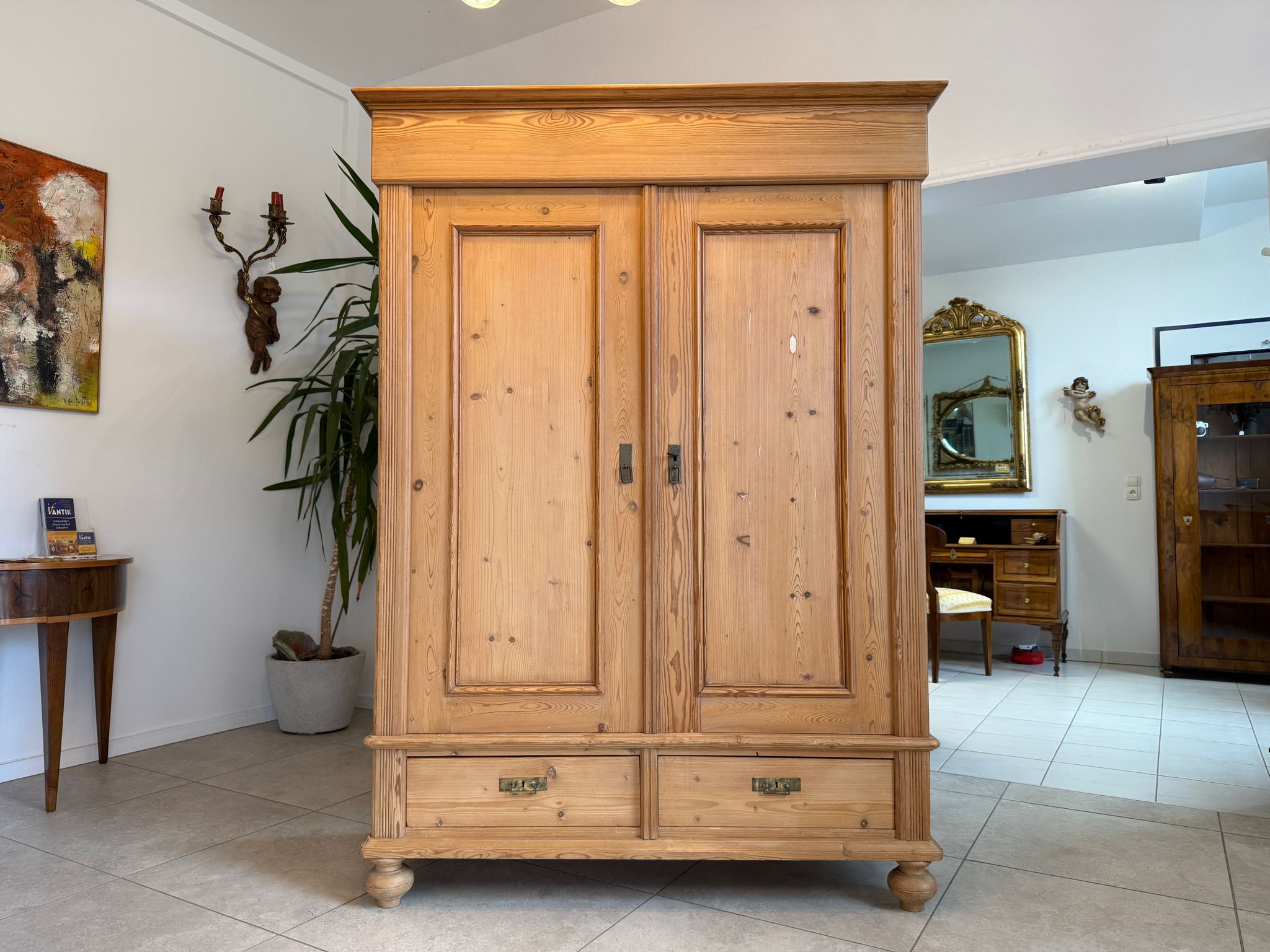 SALE Gründerzeit Bauernschrank Biedermeier Schrank G2230