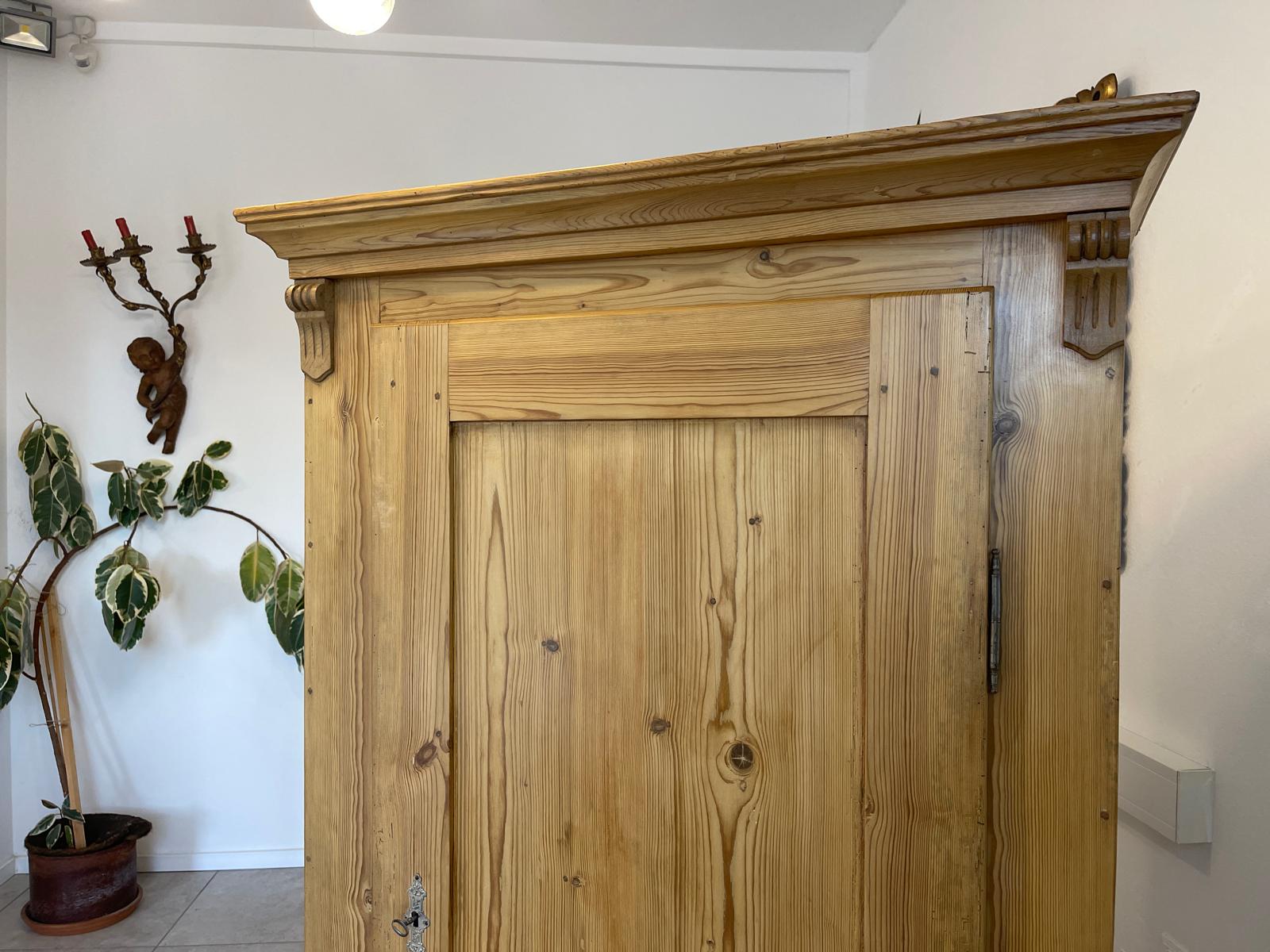Uriger 1 türiger Bauernschrank Naturholzschrank Steiermark Bauernkasten Schrank G1258