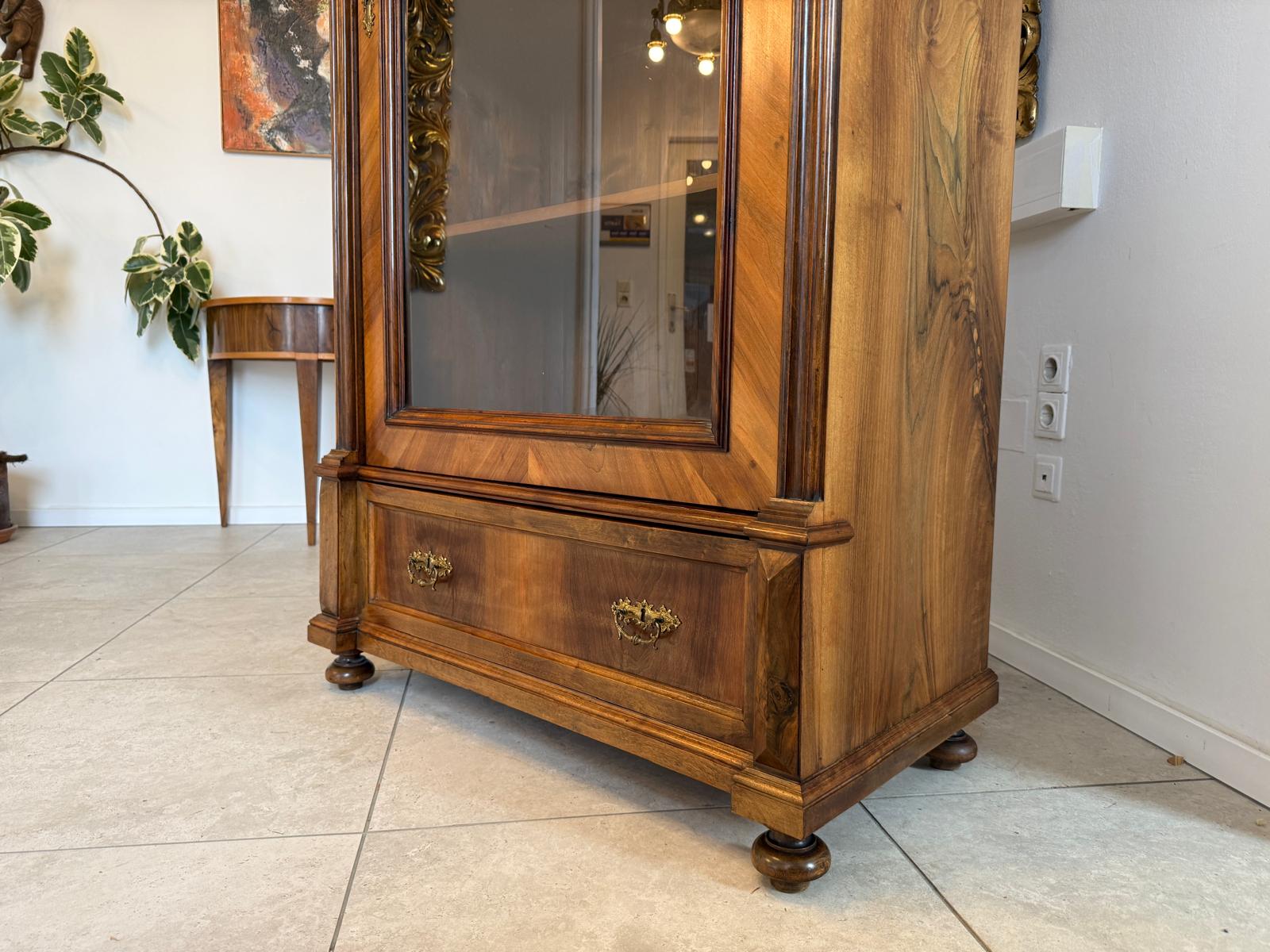 SALE Gründerzeit Vitrine Bücherschrank Sammlervitrine Antiquität D1063