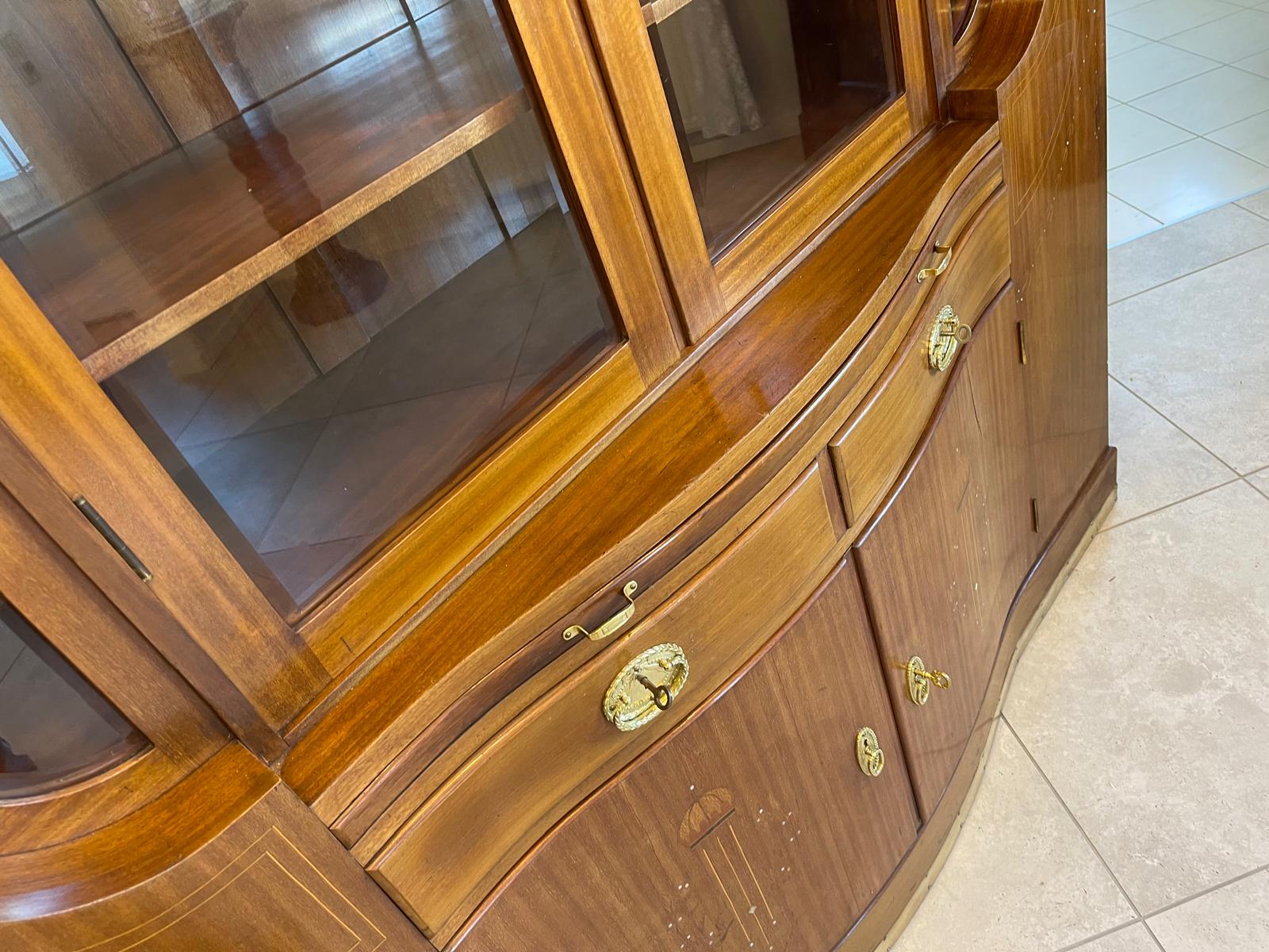 0b0900a8-6d87-4a35-8d3c-6e1d55023741 Sale Original Jugendstil Vitrine Bücherschrank B1123