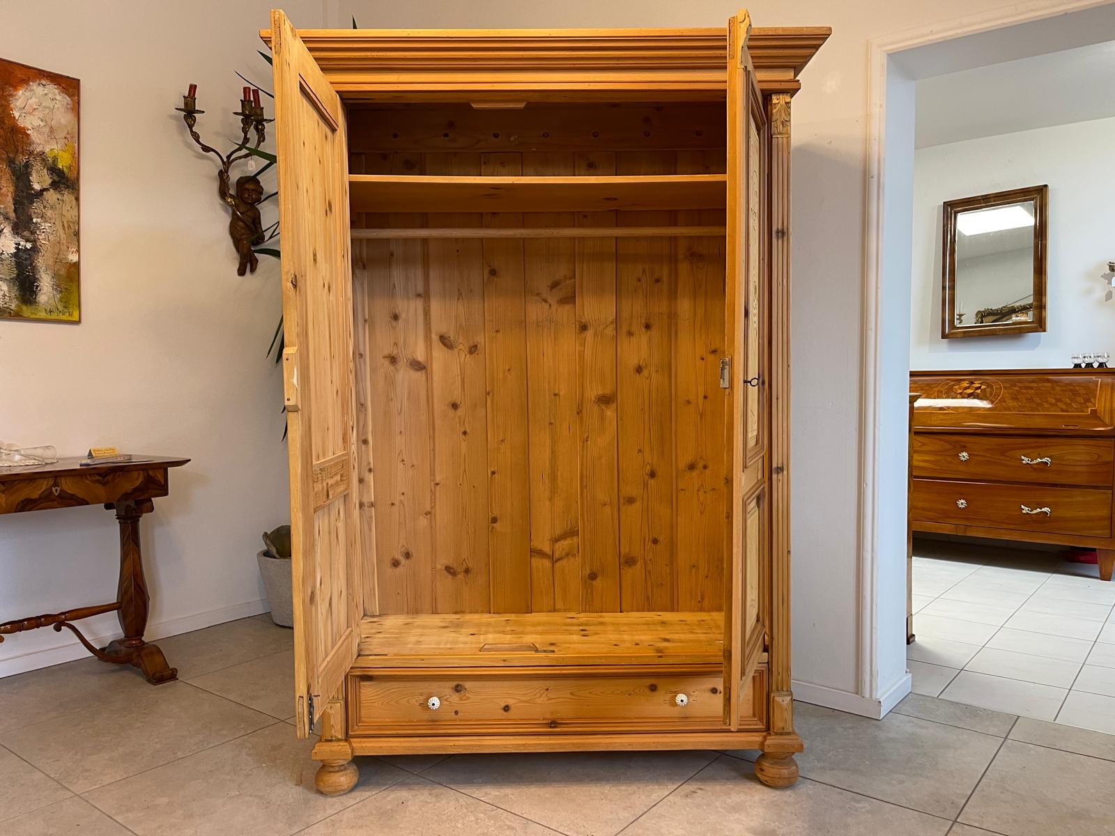 Gründerzeit Bauernschrank Bauernkasten Hallenschrank Kleiderkasten G1691