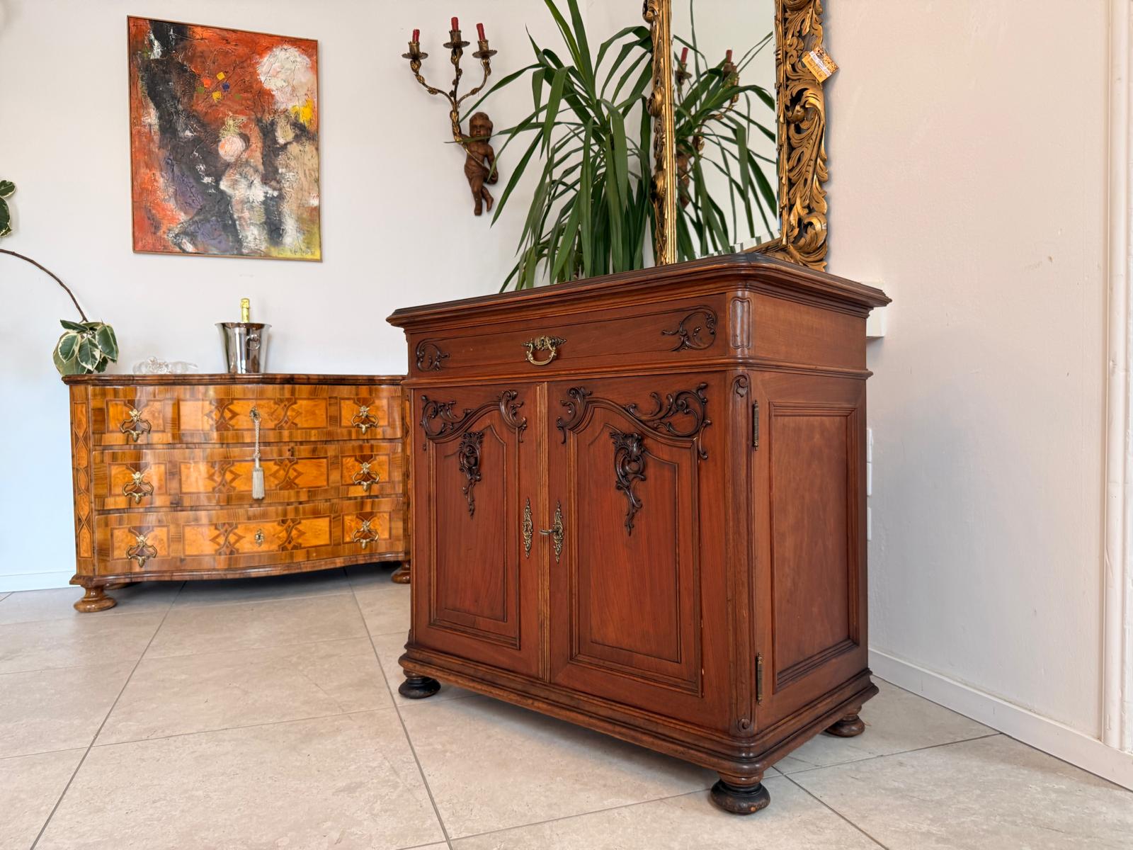 Pfeiferlbarock Anrichte Sideboard Antiquität Eiche D2660