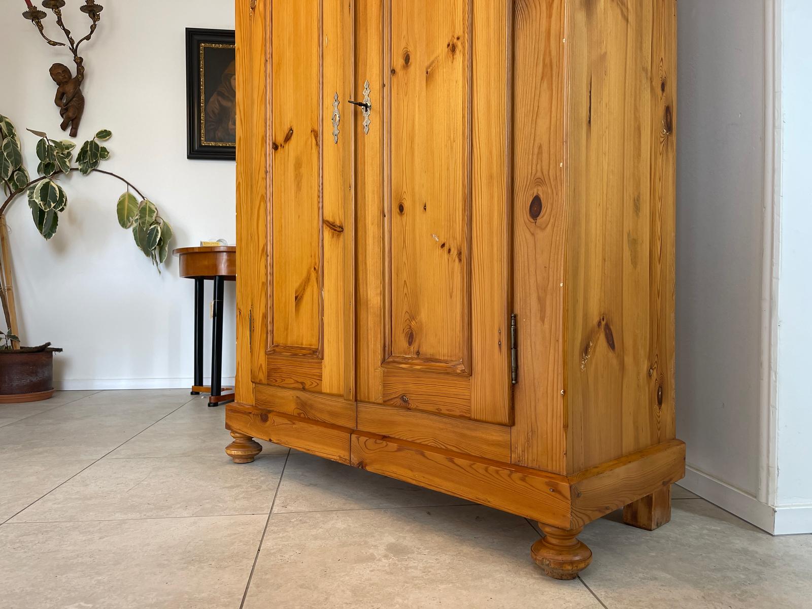 Biedermeier Bauernschrank Naturholzschrank Bauernkasten Bauernmöbel G1232