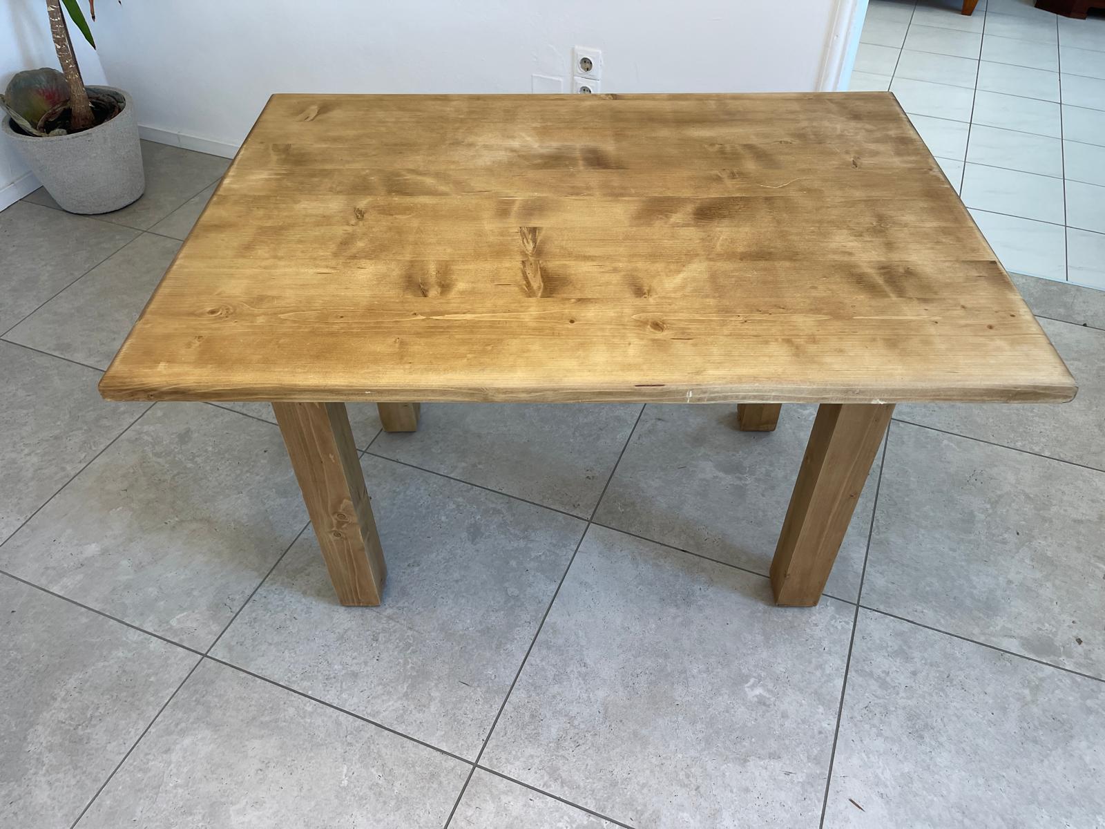 Bauerntisch Bäuerlicher Tisch Holz Uriger Esstisch Massivholztisch G1717