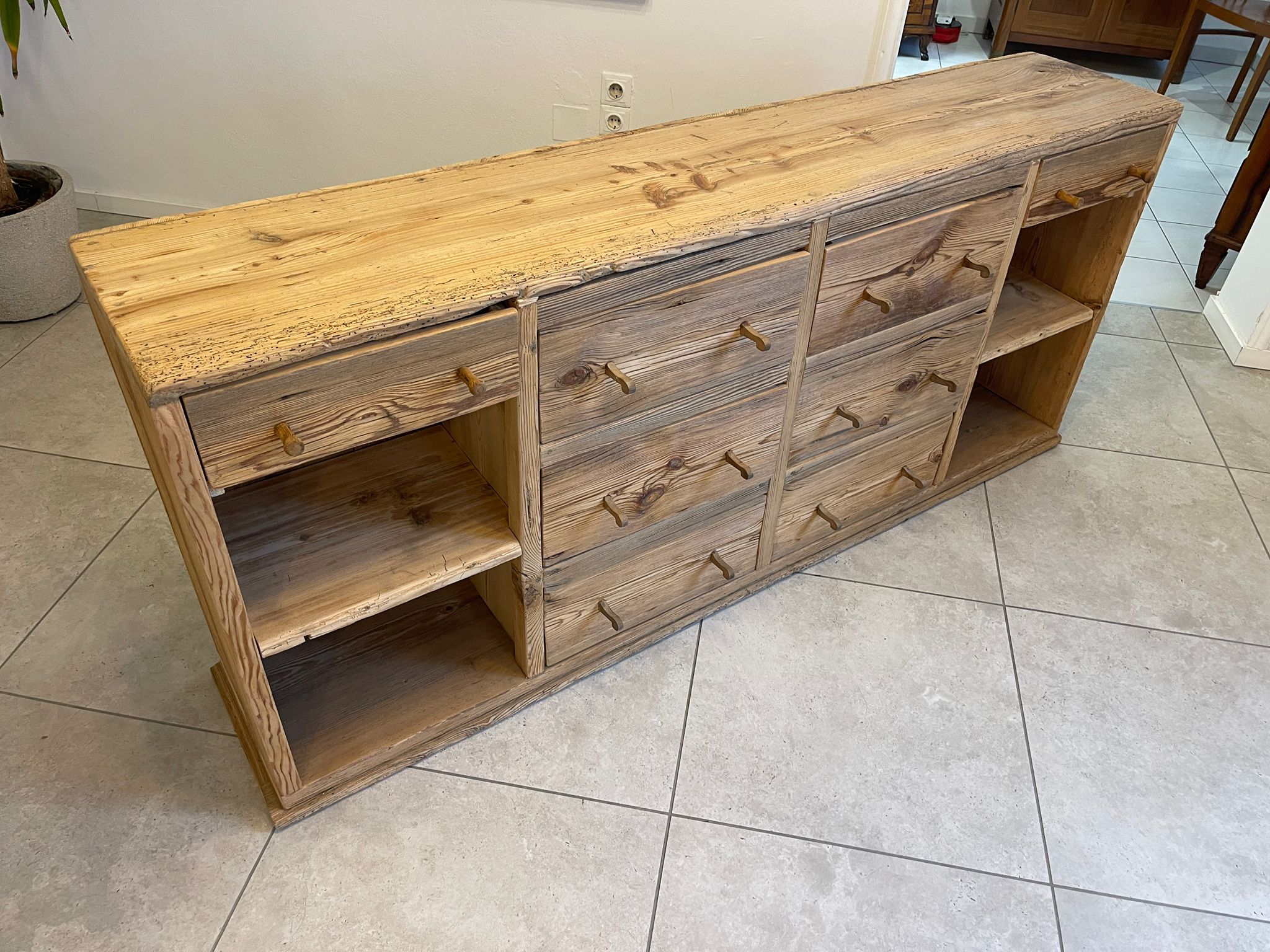 Urige Anrichte Sideboard Ladenkommode Ladenschrank Bauernschrank Bauernmöbel G1076
