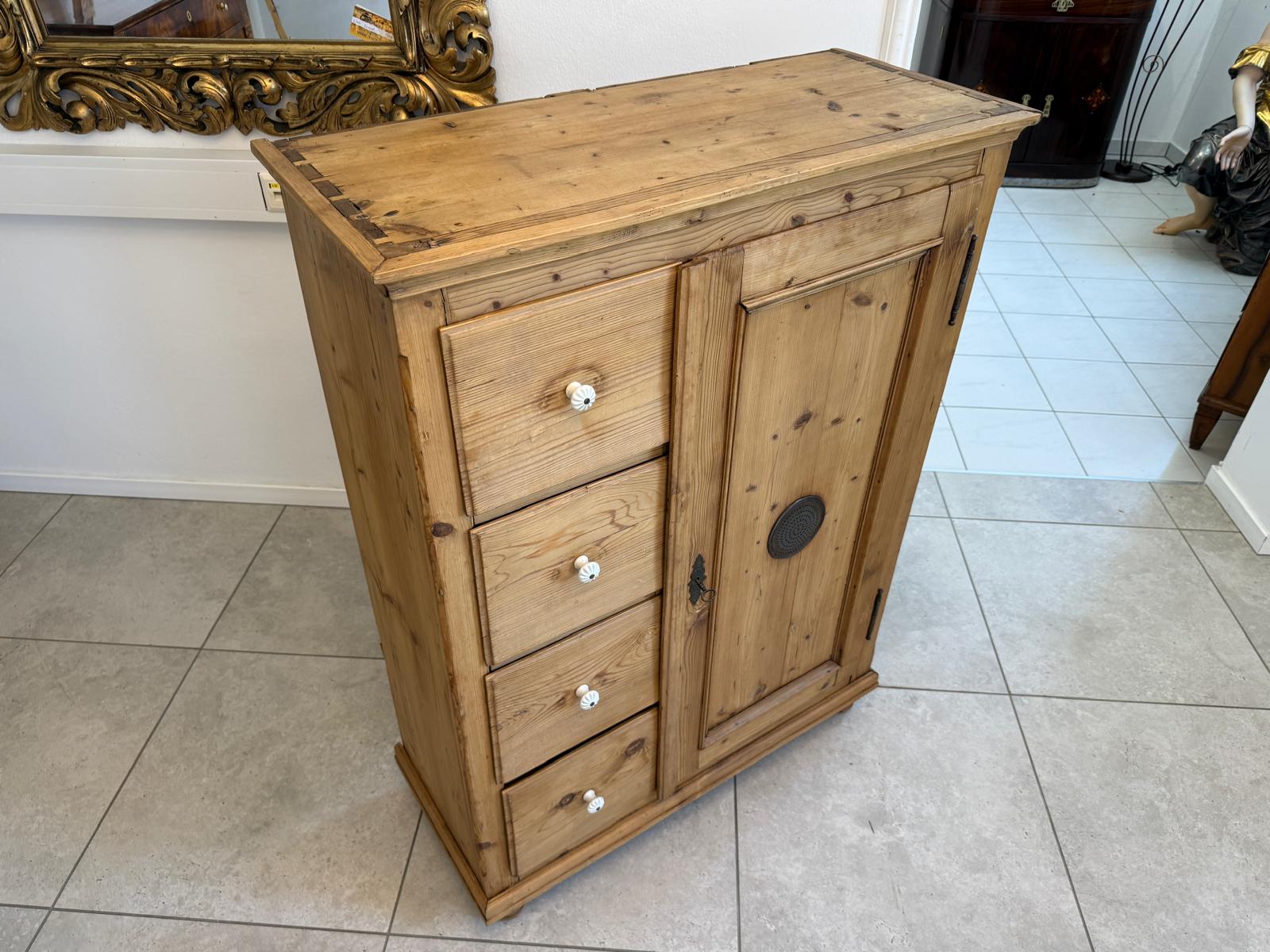 Biedermeier Brotschrank Almerschrank Alma, Vorratsschrank Speiskasten D2491