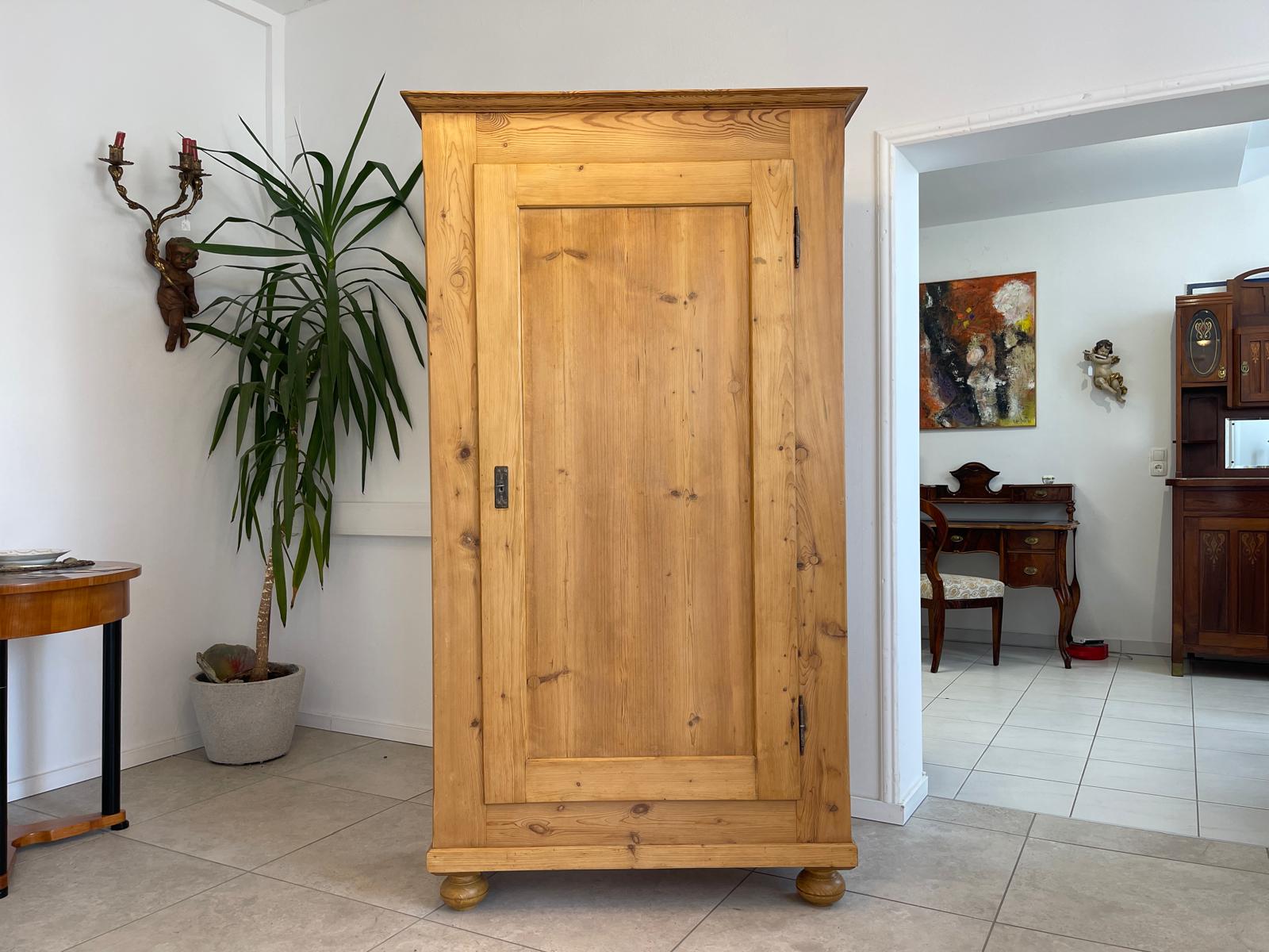 Biedermeier Bauernschrank Naturholzschrank Bauernmöbel Bauernstube G1322