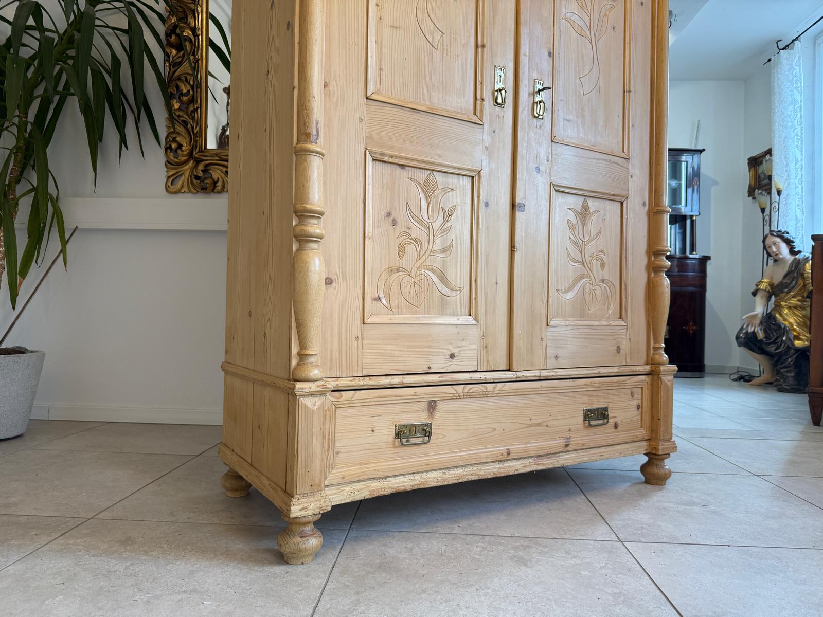 Gründerzeit Bauernschrank Bauernkasten Hallenschrank G1041