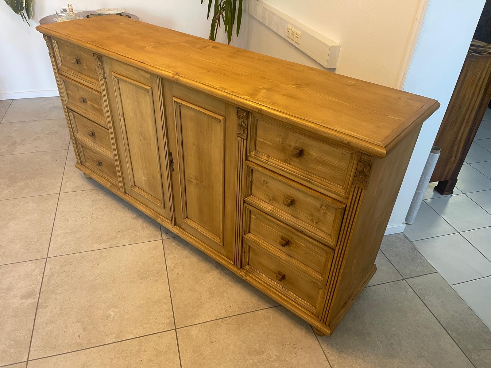Massivholzkommode Ladenkommode Bauernmöbel Bauernmöbel Bauernschrank G1298