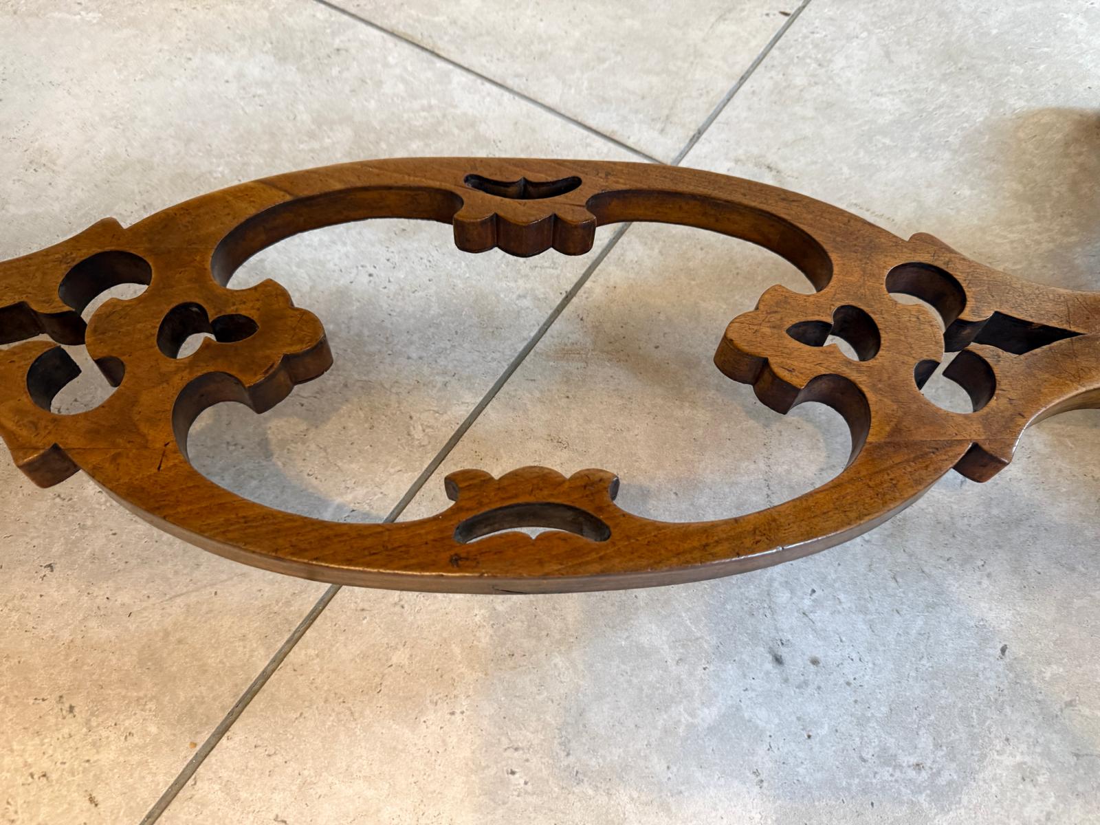 Biedermeier Tisch Schreibtisch Sekretär Marketiert Intarsien Antiquität G2373