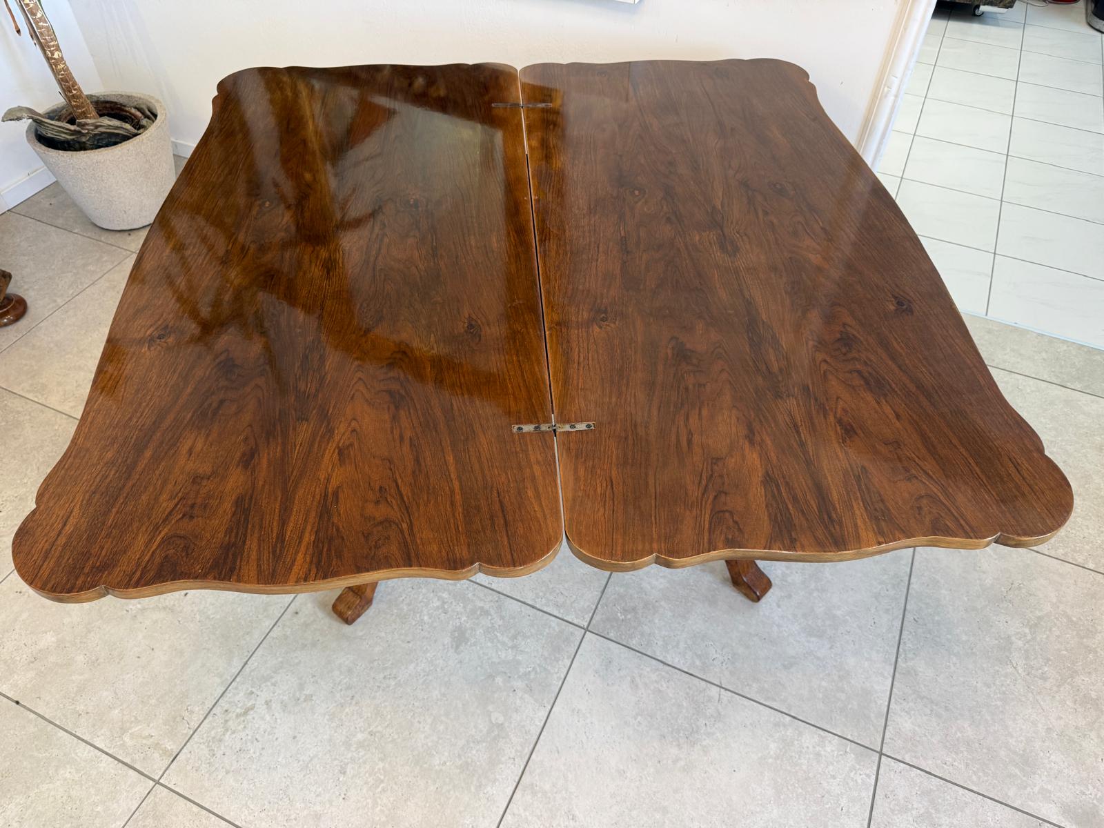 Origialer Spätbiedermeier Spieltisch Schachtisch Konsoltisch D2805