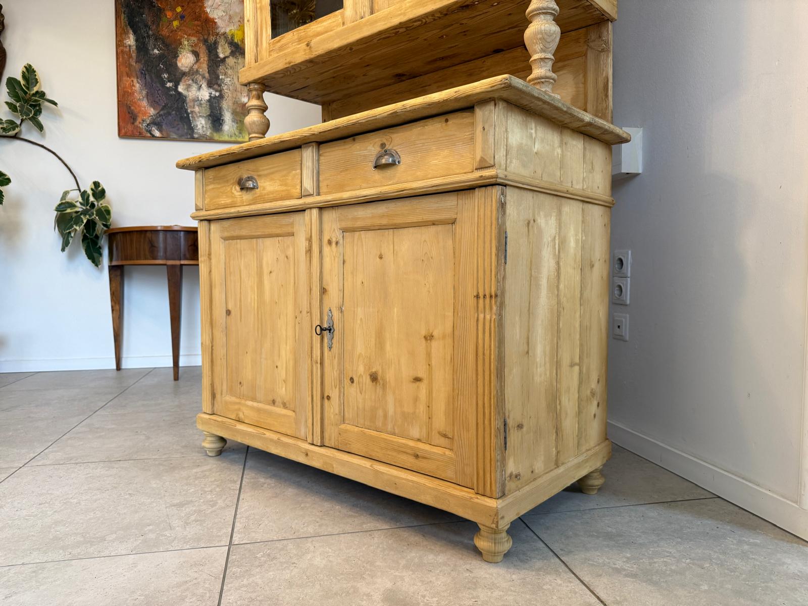 Gründerzeit Naturholschrank Küchenbuffet Küchenschrank Küchenkredenz G2220