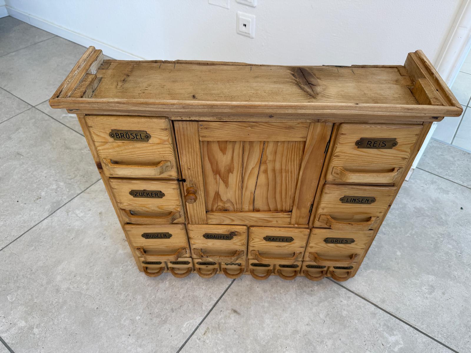 Altes Bauernregal Wandregal Stellage Tellerboard Board G1754