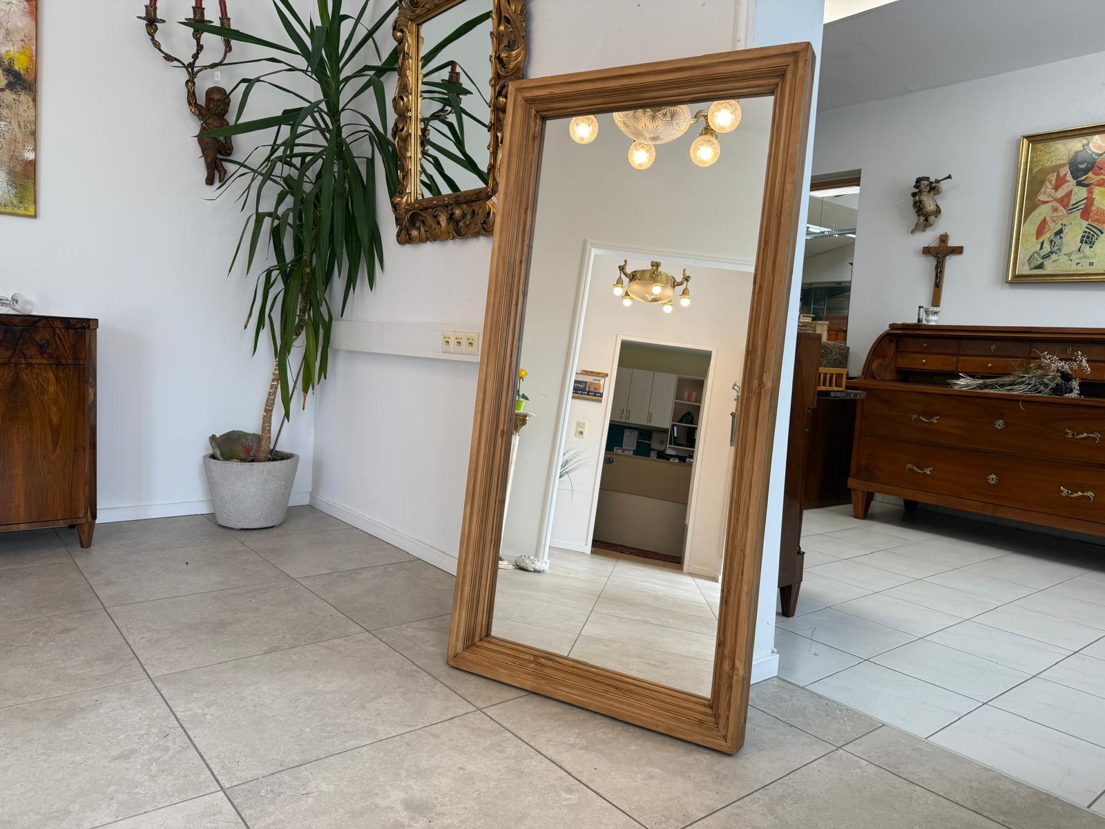 Bäuerlicher Naturholzspiegel Spiegel Holzspiegel Wandspiegel G1986