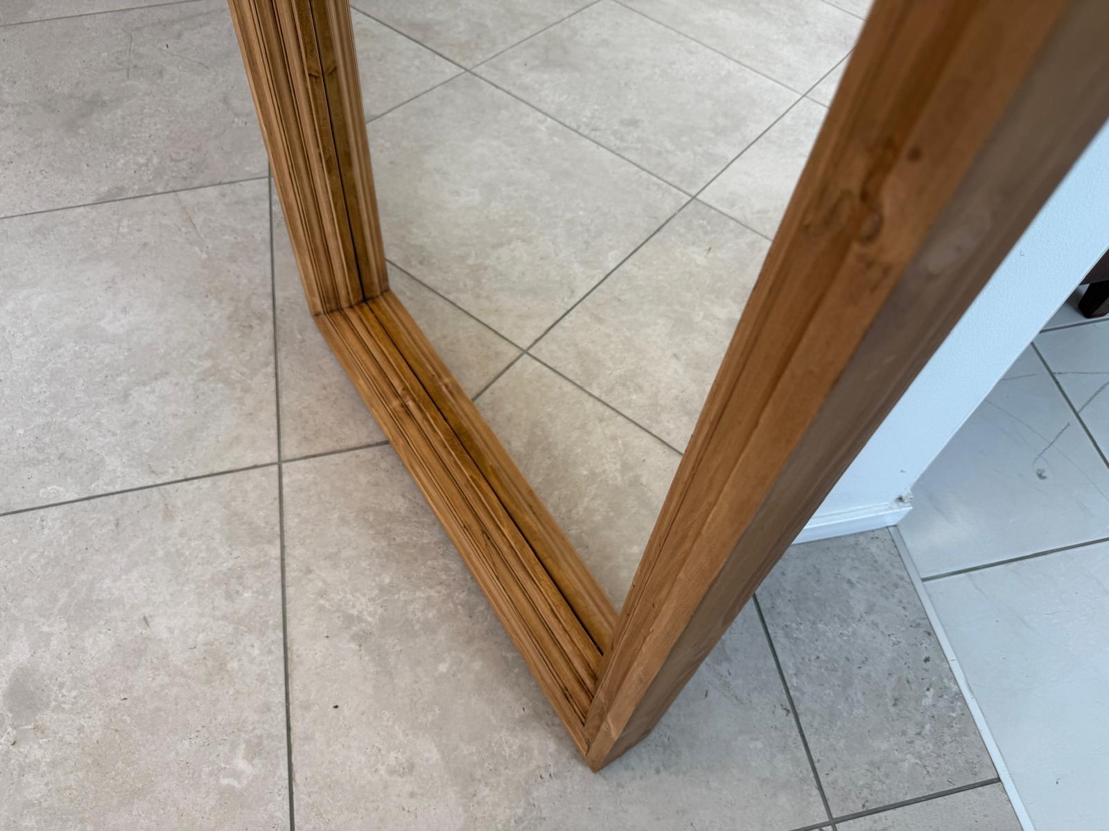 Bäuerlicher Naturholzspiegel Spiegel Holzspiegel Wandspiegel G1986