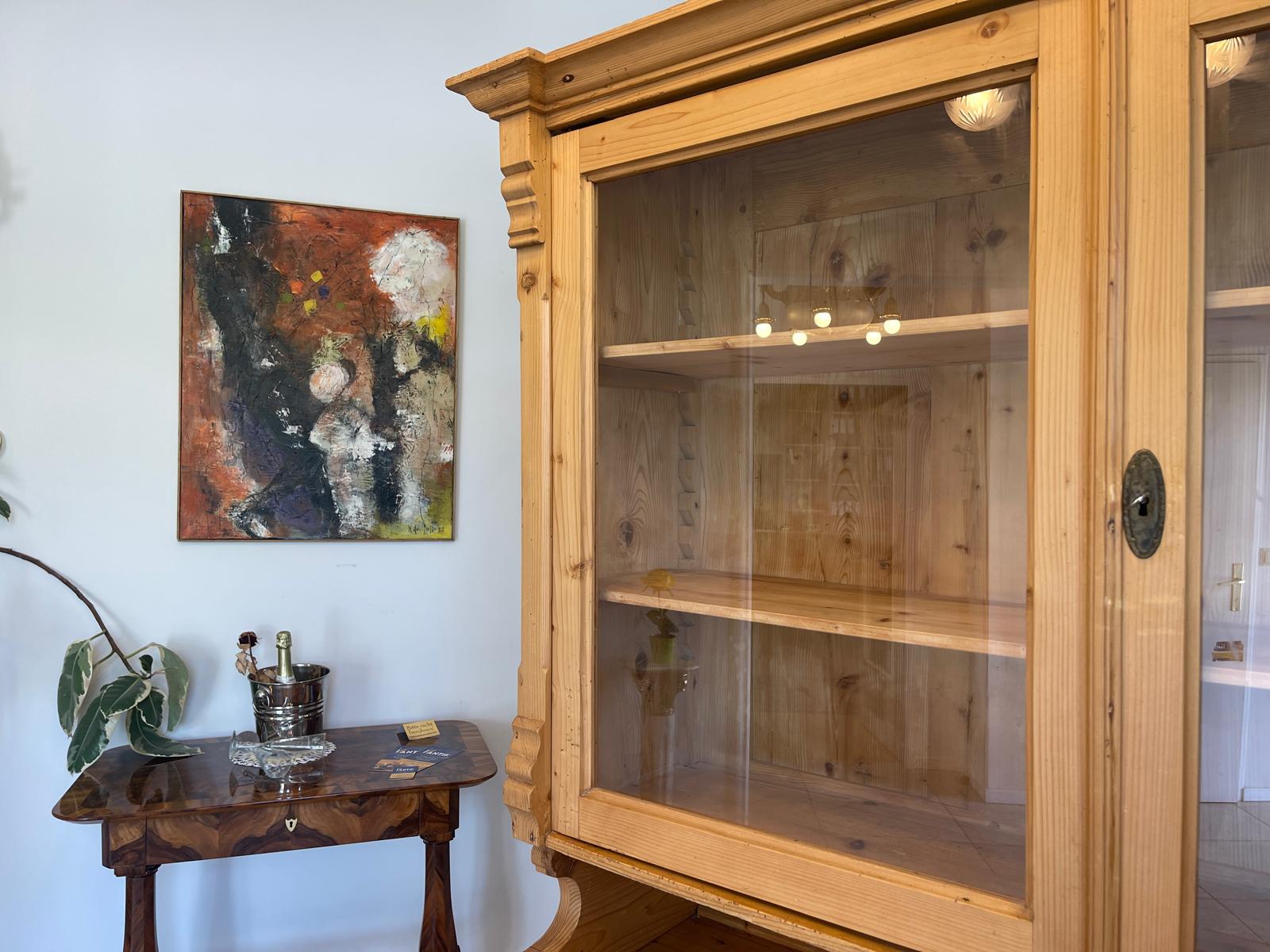 Jugendstil Naturholschrank Küchenbuffet Küchenschrank Küchenkredenz G1710