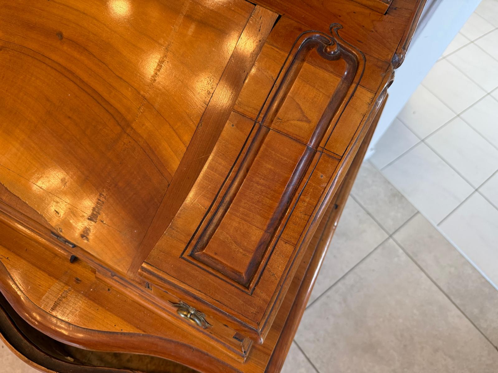 Originale Barocktabernakl Aufsatzkommode Vitrine Antiquität Tabernakl D1144