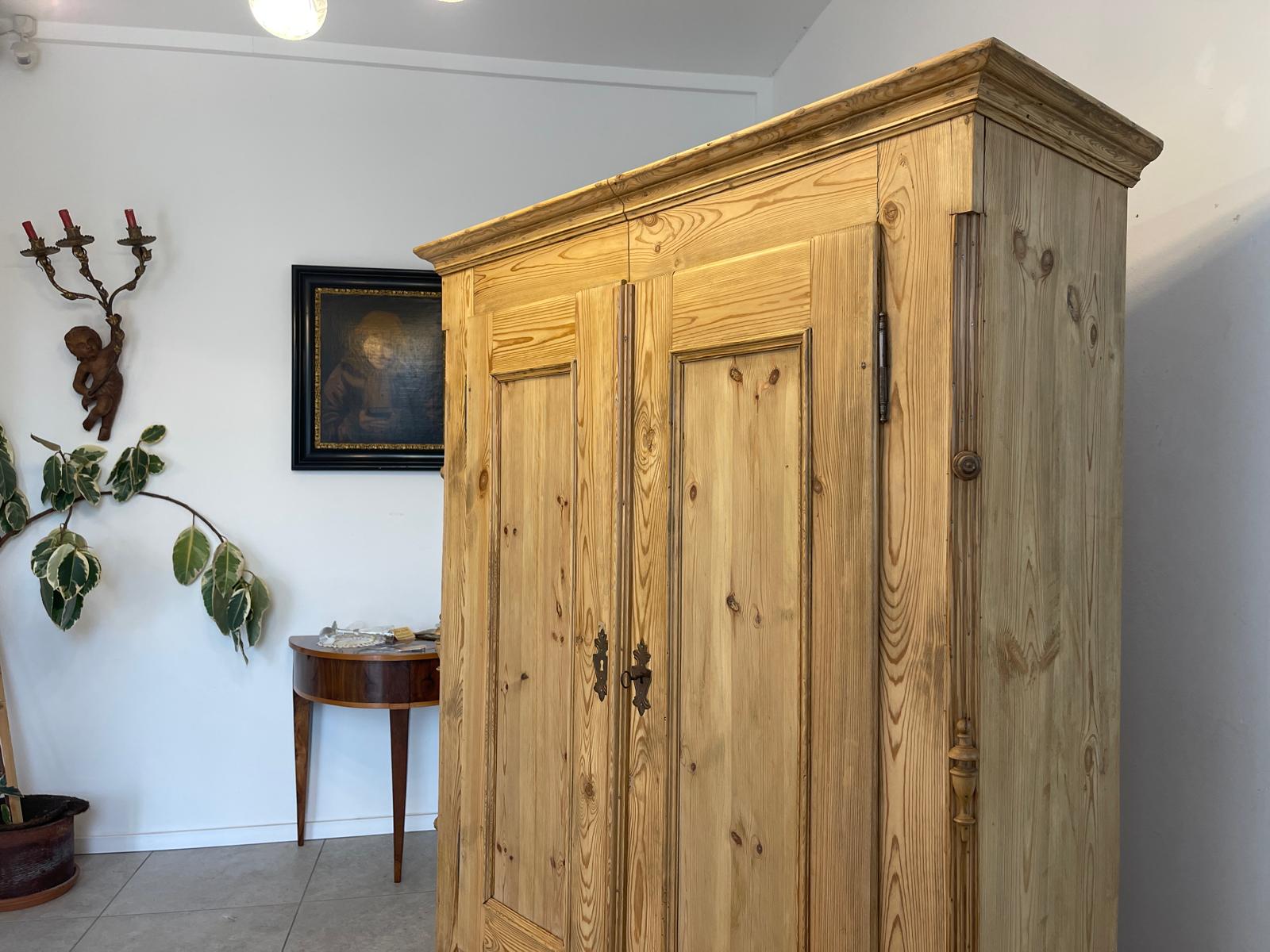 Steirischer Biedermeier Bauernschrank Naturholzschrank G1147