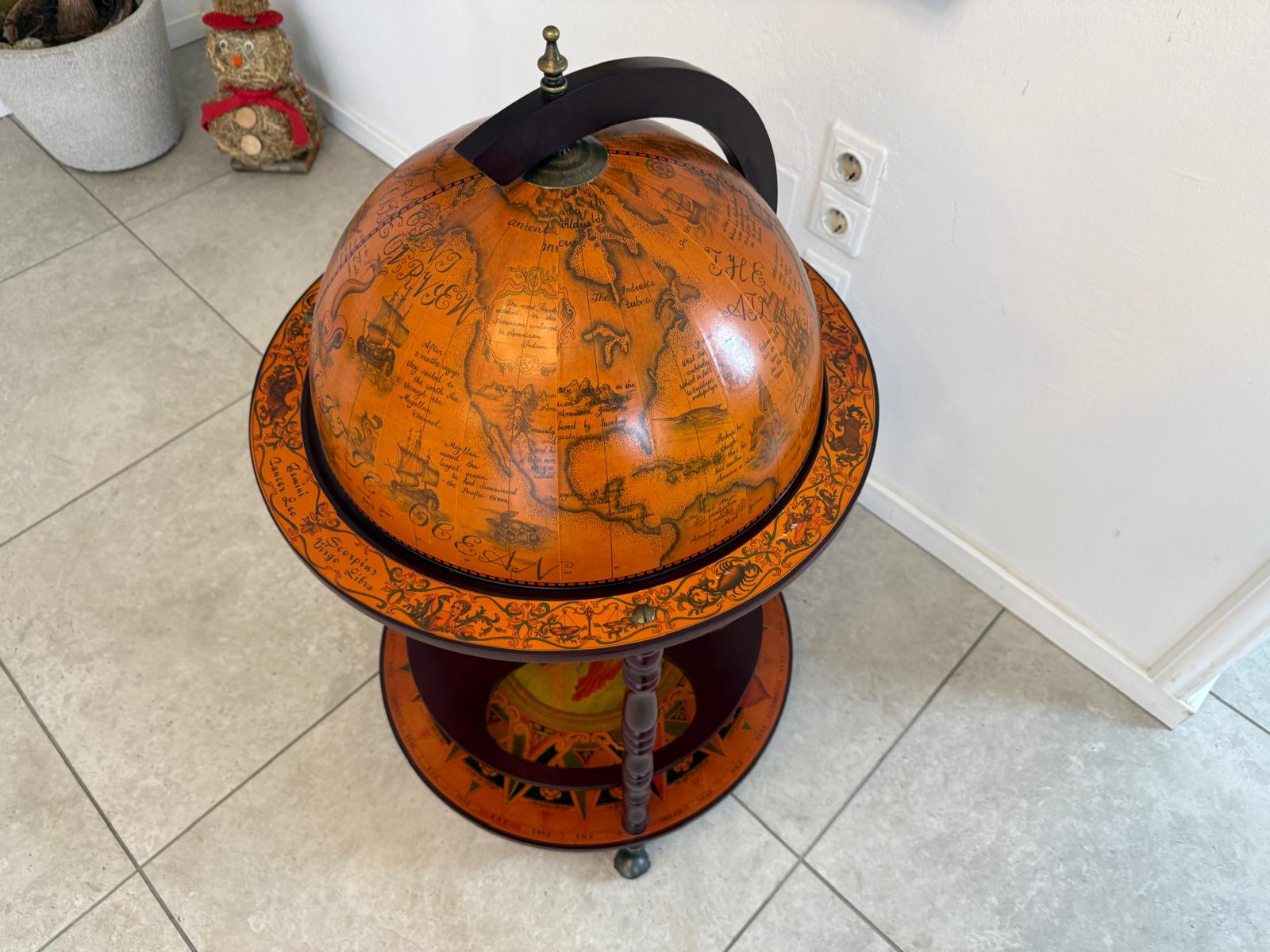  Barschrank Globusbar Barwagen Stilmöbel Dekobar D1001