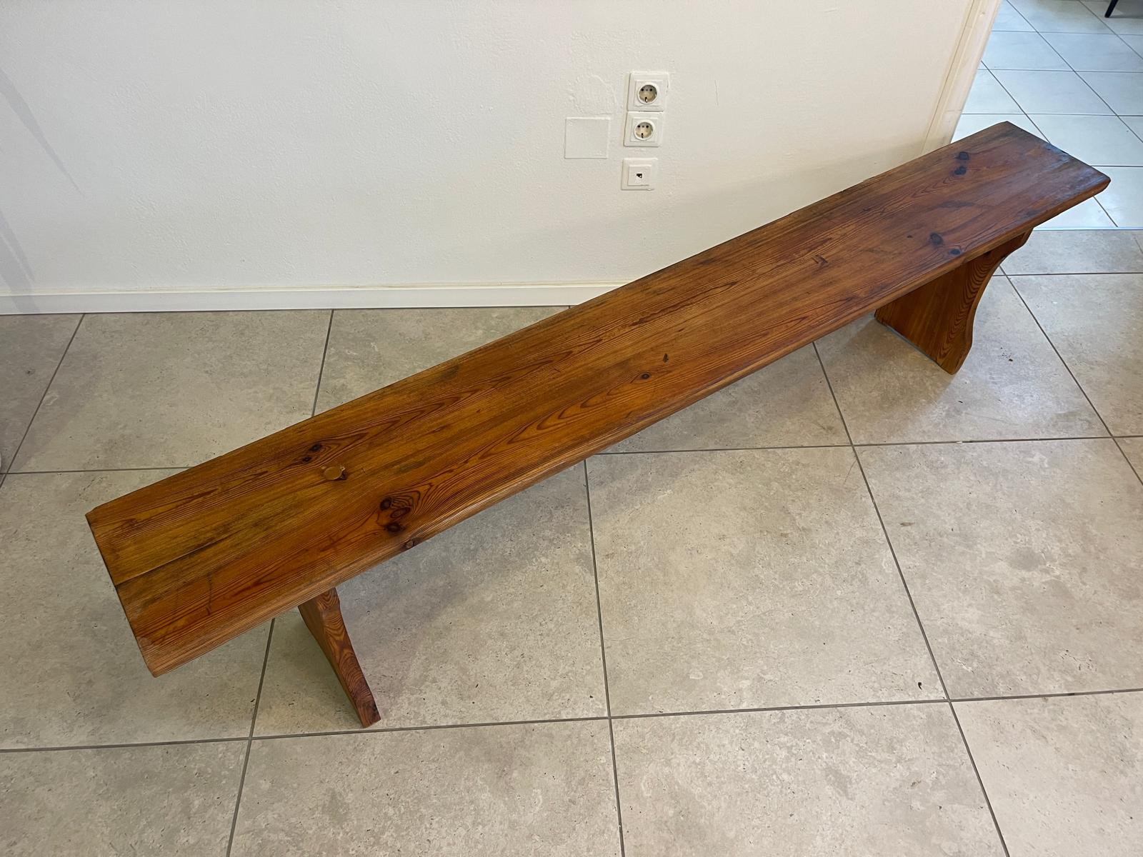 Altes Bankerl Sitzbank Bauernbank Antik Massivholz 198cm A5164