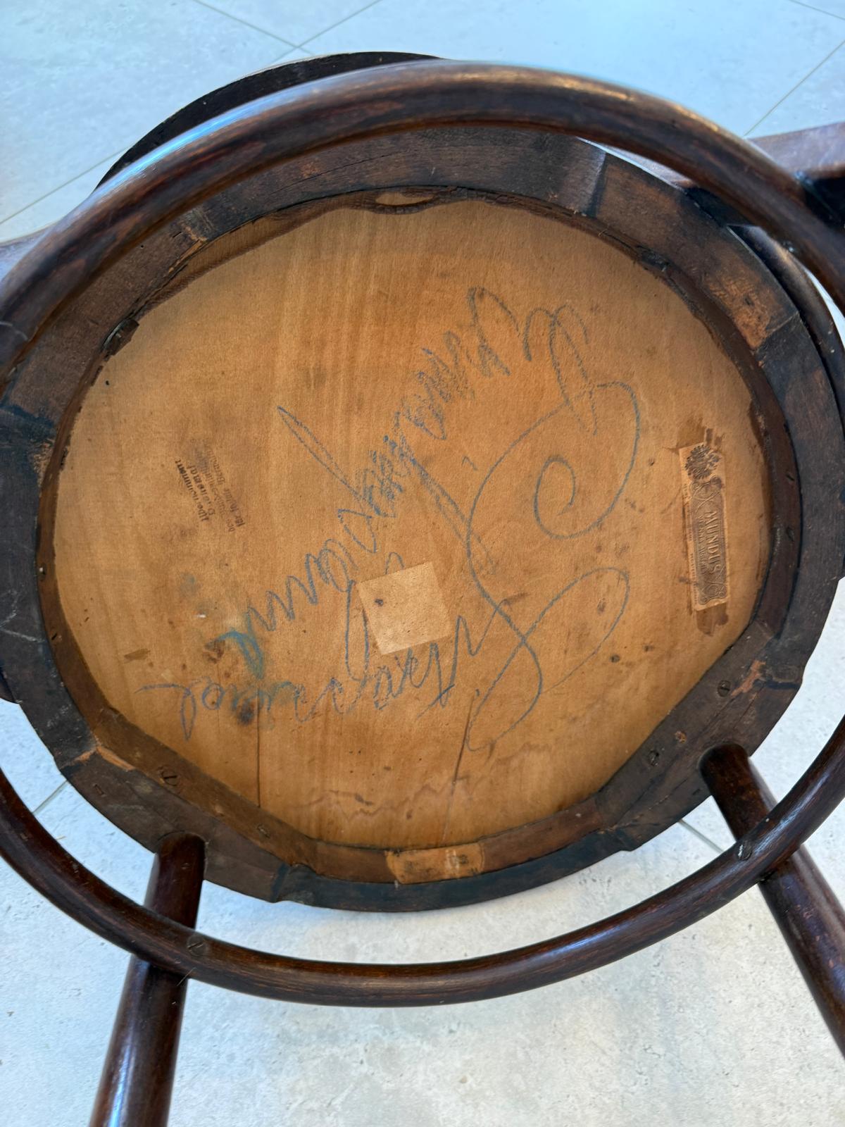 Mundus Stuhl Sessel Schreibtisch Sessel Originalstück G1860