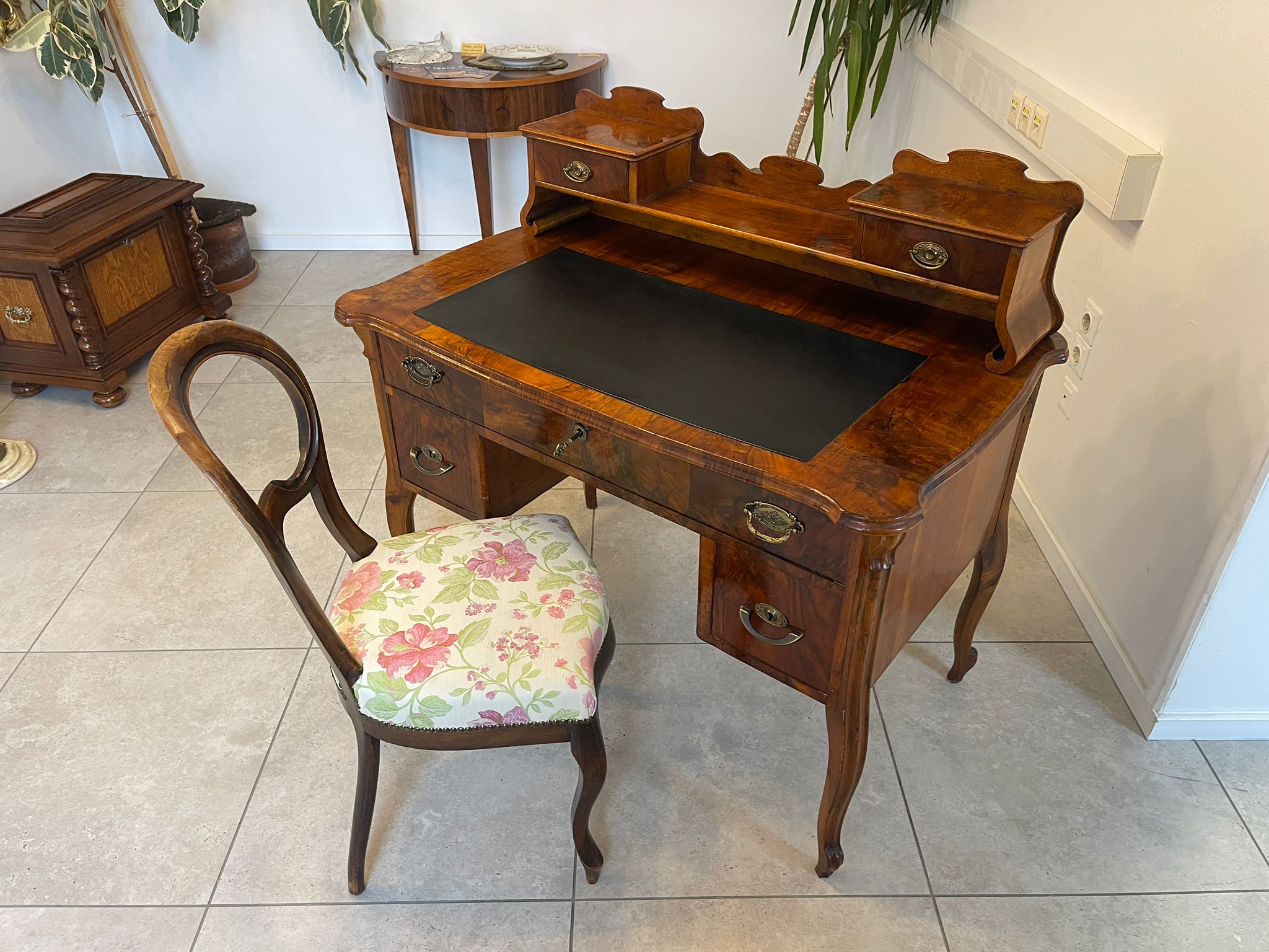 52beb230-1dad-46d6-8829-b5189750d150 Sale Spätbiedermeier Schreibtisch Sekretär Original A5069