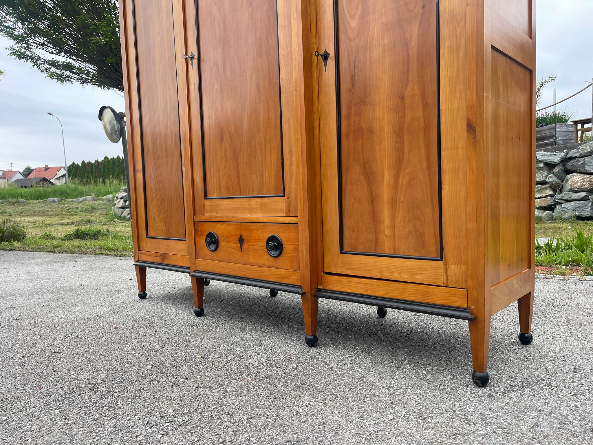 Jugendstil Garderobenschrank Kleiderschrank Schrank G1613