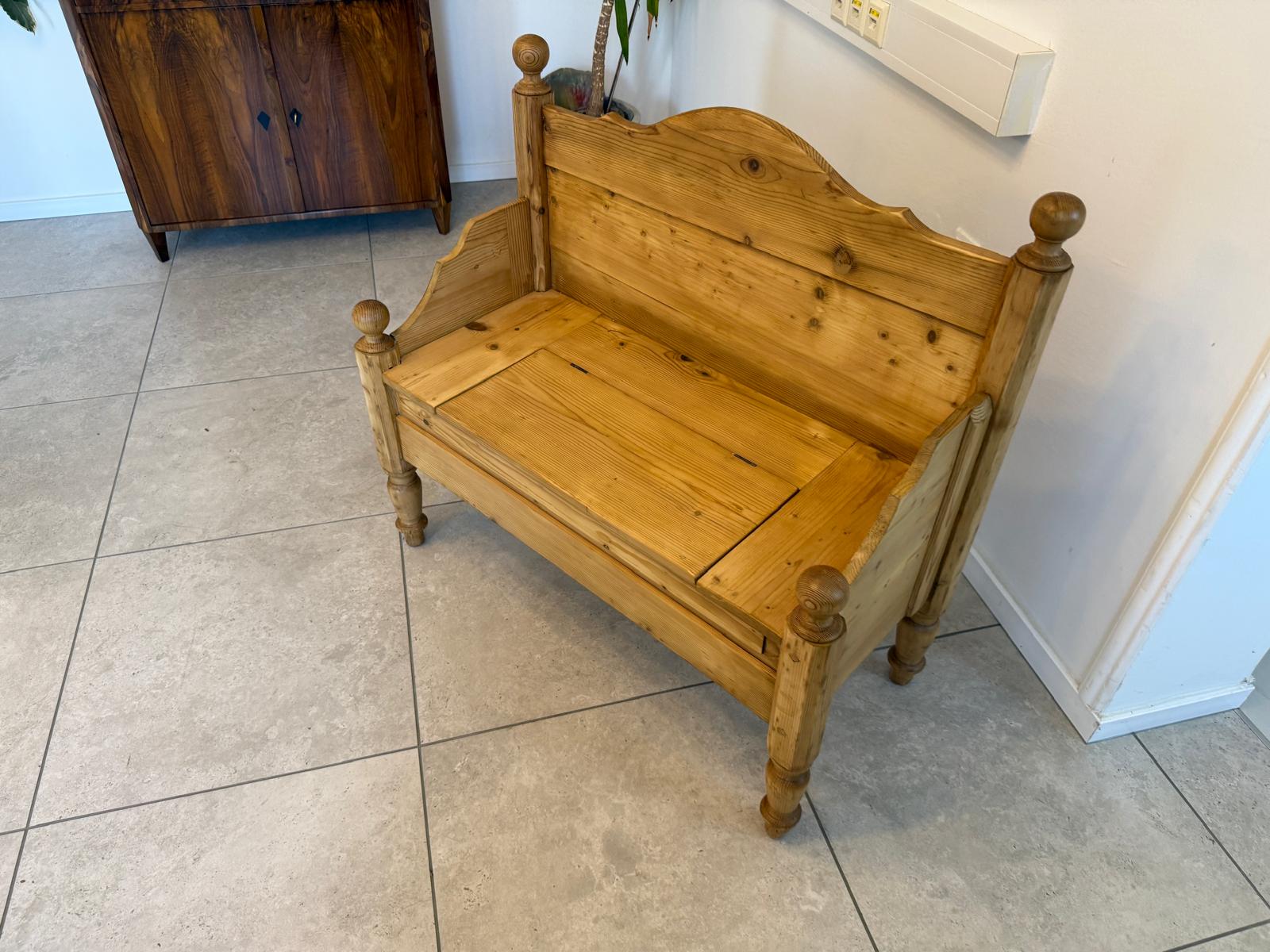 Uriges 2er Bankerl Gründerzeit Bank Bankerl Sitzbank Holzbankerl  G1931