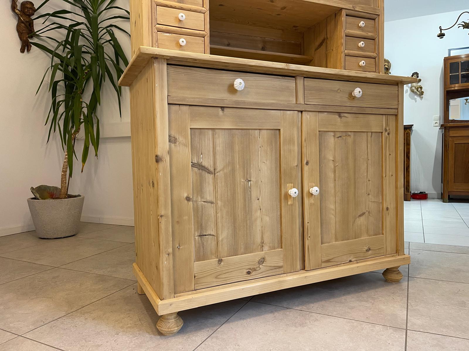 Jugendstil Küchenbuffet Küchenschrank Küchenkredenz G1063