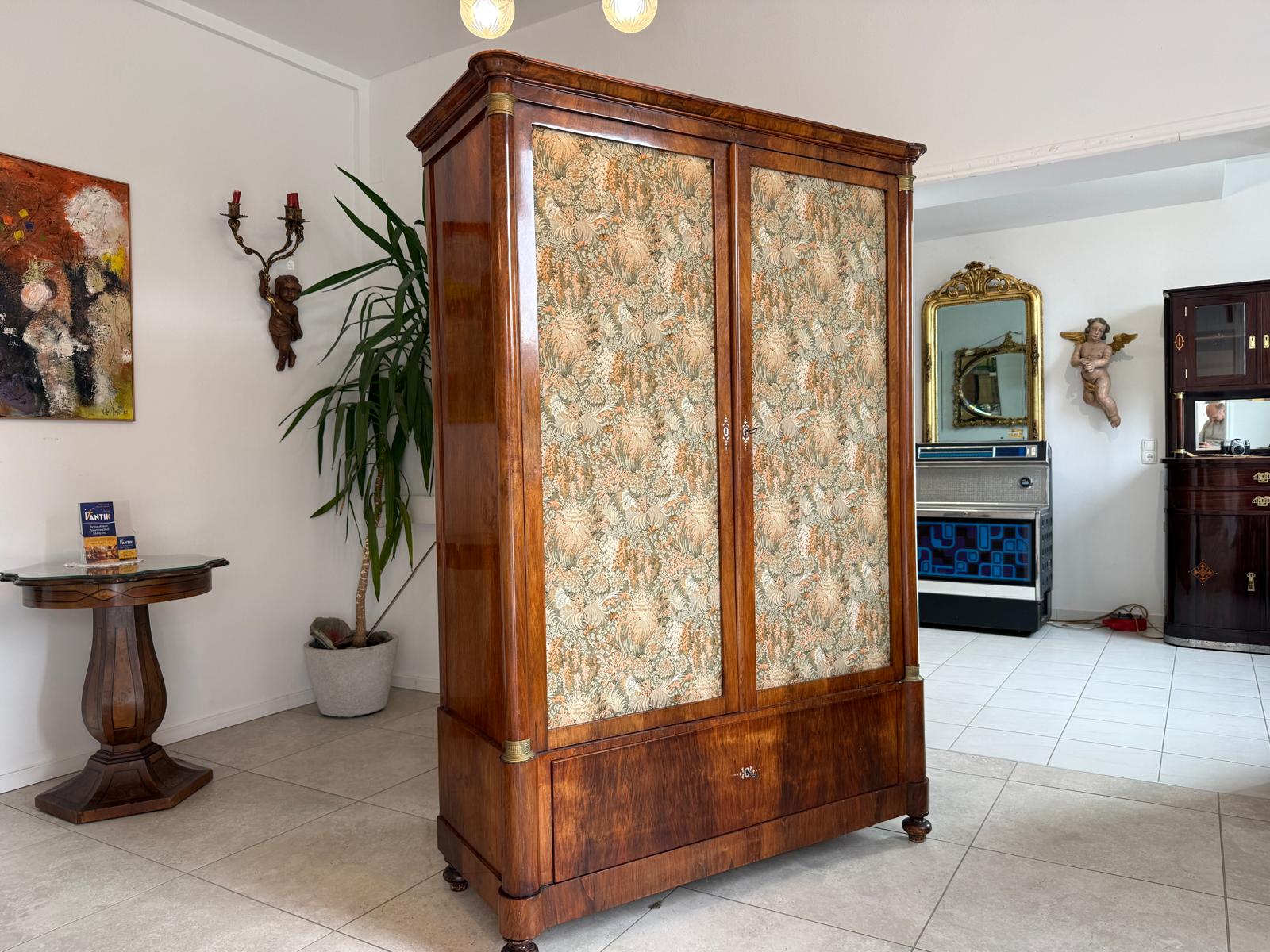 Sale Original Biedermeier Schrank Kasten Nussholz Antiquität D2365