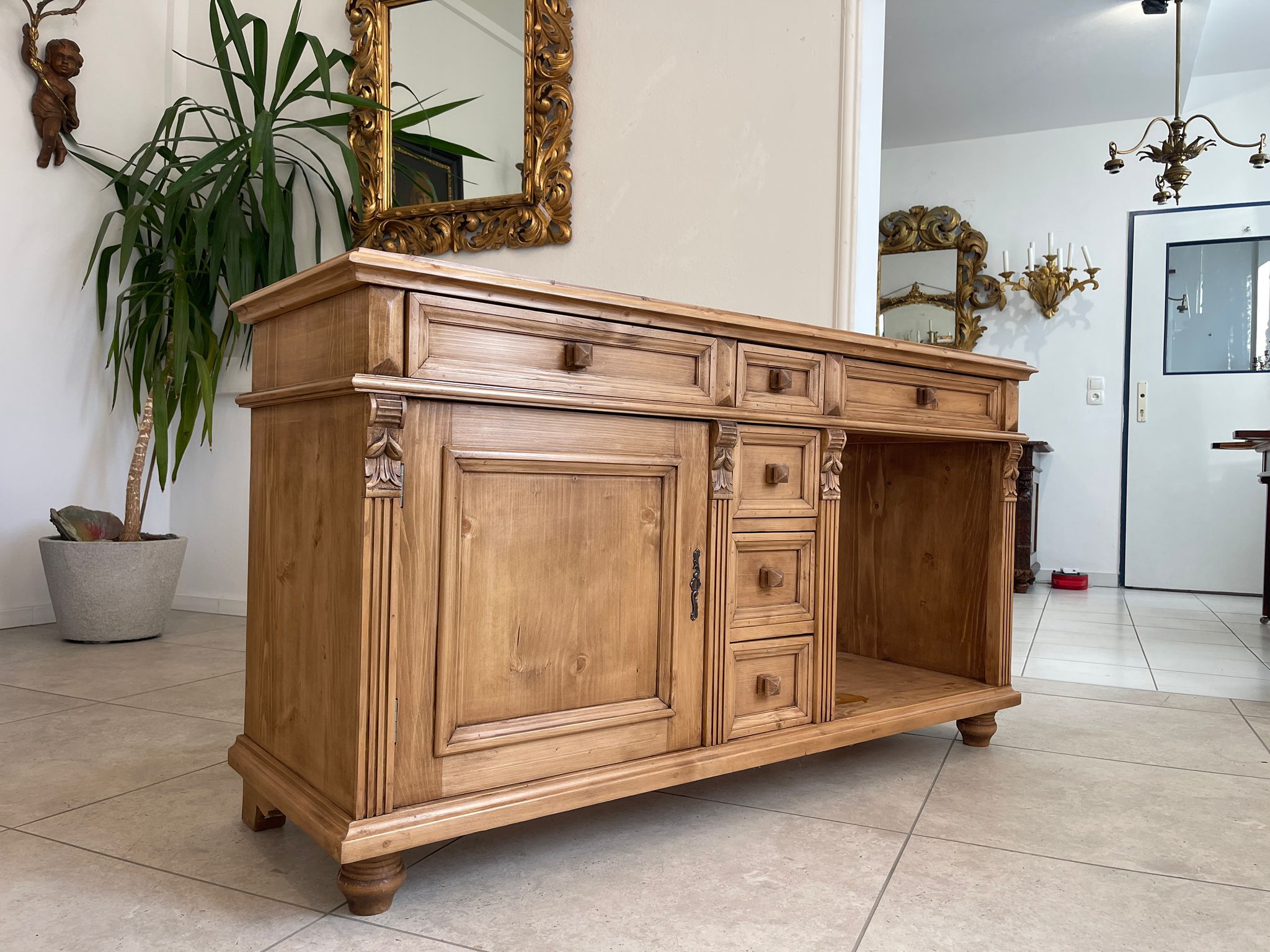ee9202b3-63fc-4a19-9c82-10b738fb3433 Apothekenschrank Ladenkommode Ladenschrank Gründerzeit A5011