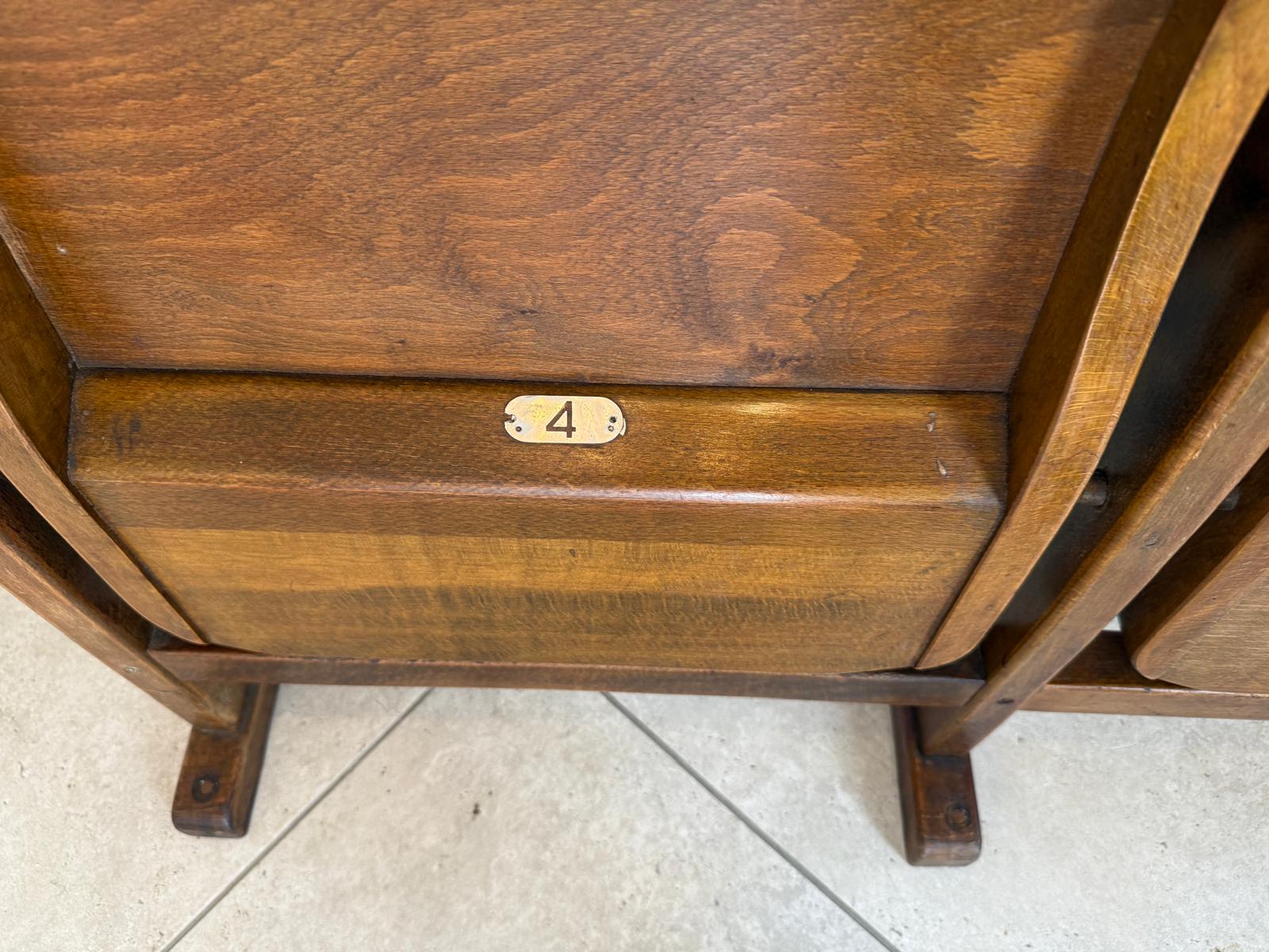 Original Wiener Kinosessel 2er Sitz Klappstuhl Stuhl Nostalgie G1721