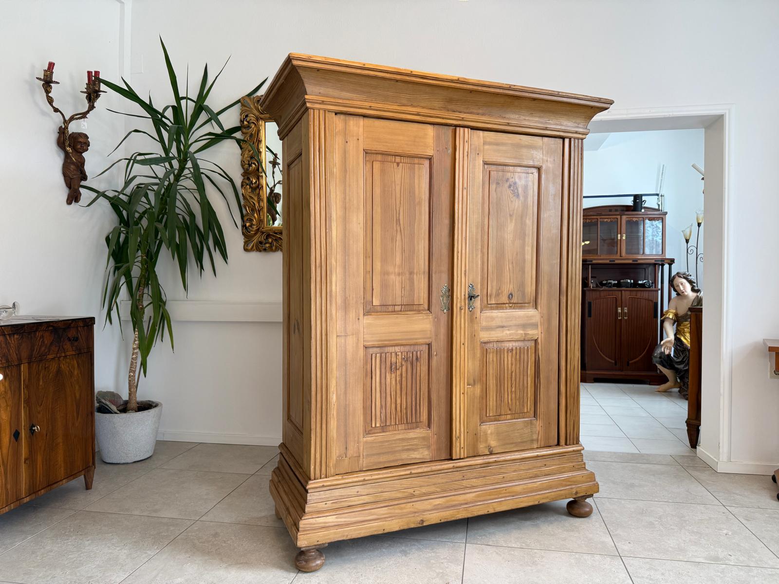 Sale Bauernschrank Biedermeierschrank Zerleger Antiquität Bauernmöbel G1907