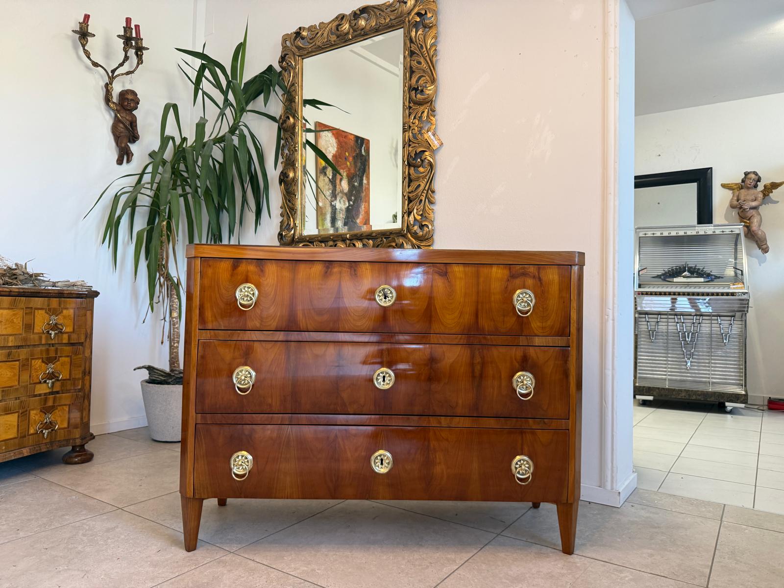 Restaurierte Biedermeier Kommode Kirschholz SALE D2765
