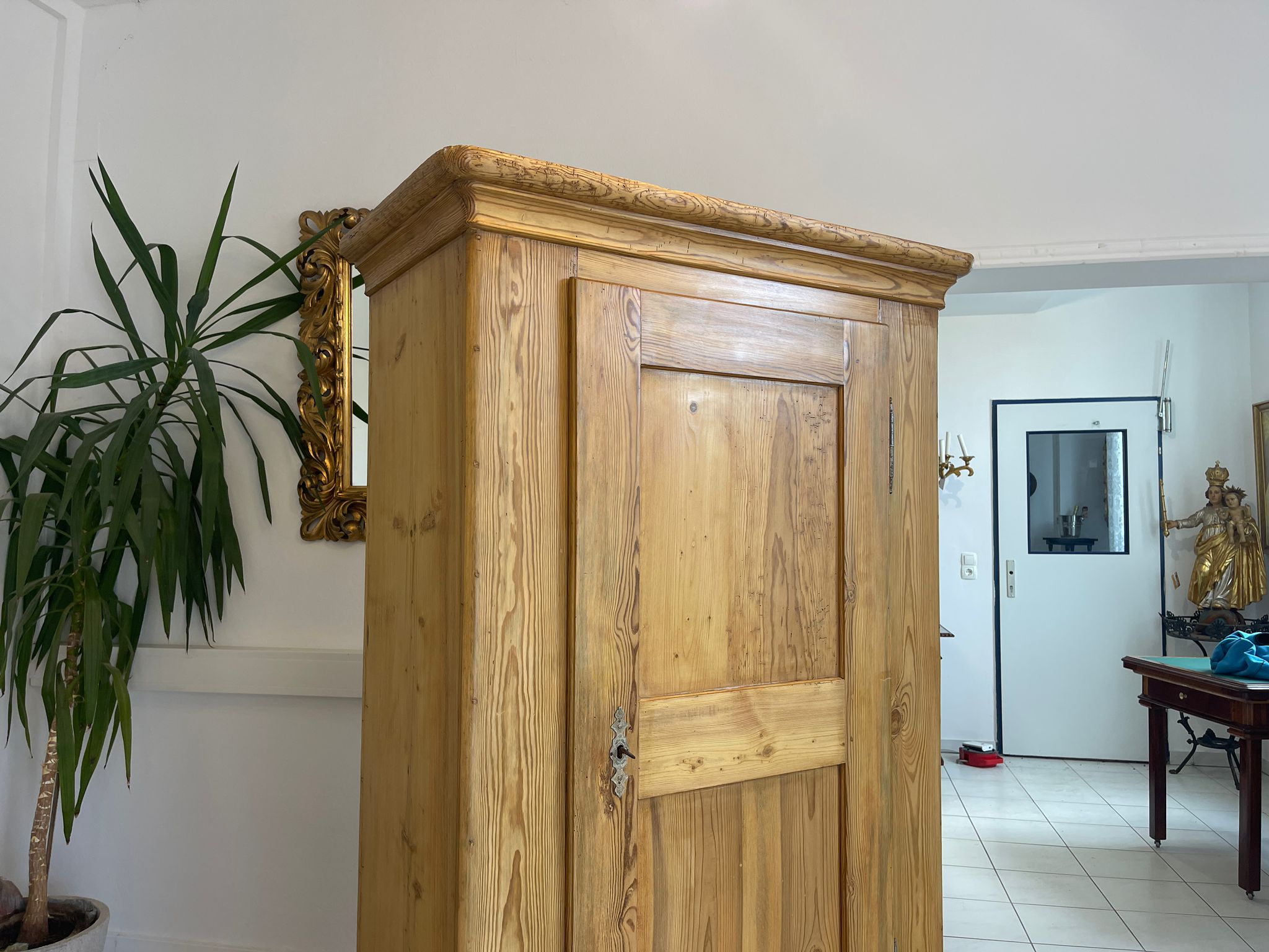 7a168ebf-43c6-4507-a2e0-d58a2a39f21f Originaler Biedermeier Bauernschrank Naturholzschrank A4880