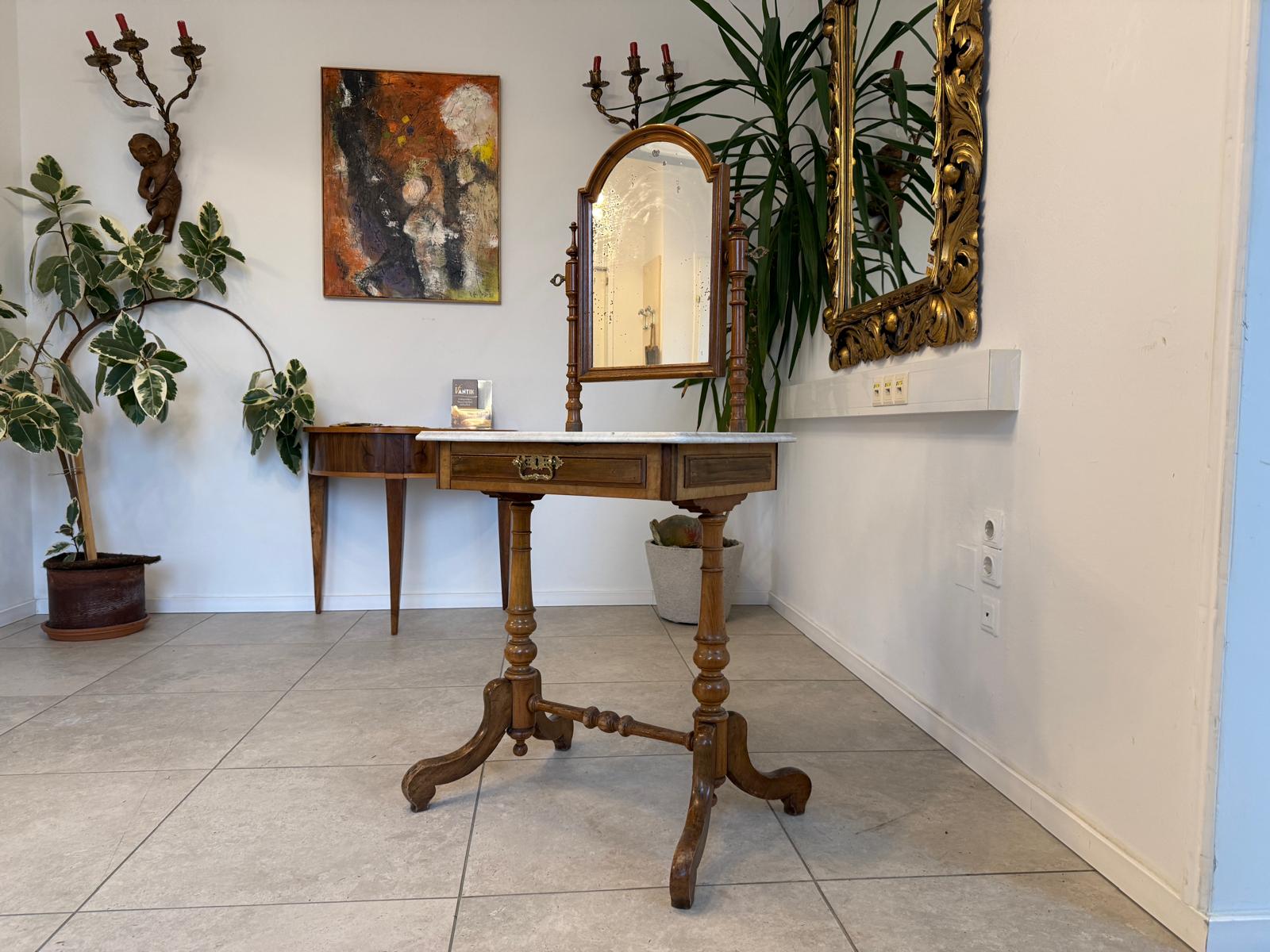 Originaler Altdeutscher Schminktisch Beistelltisch Spieltischerl D1038