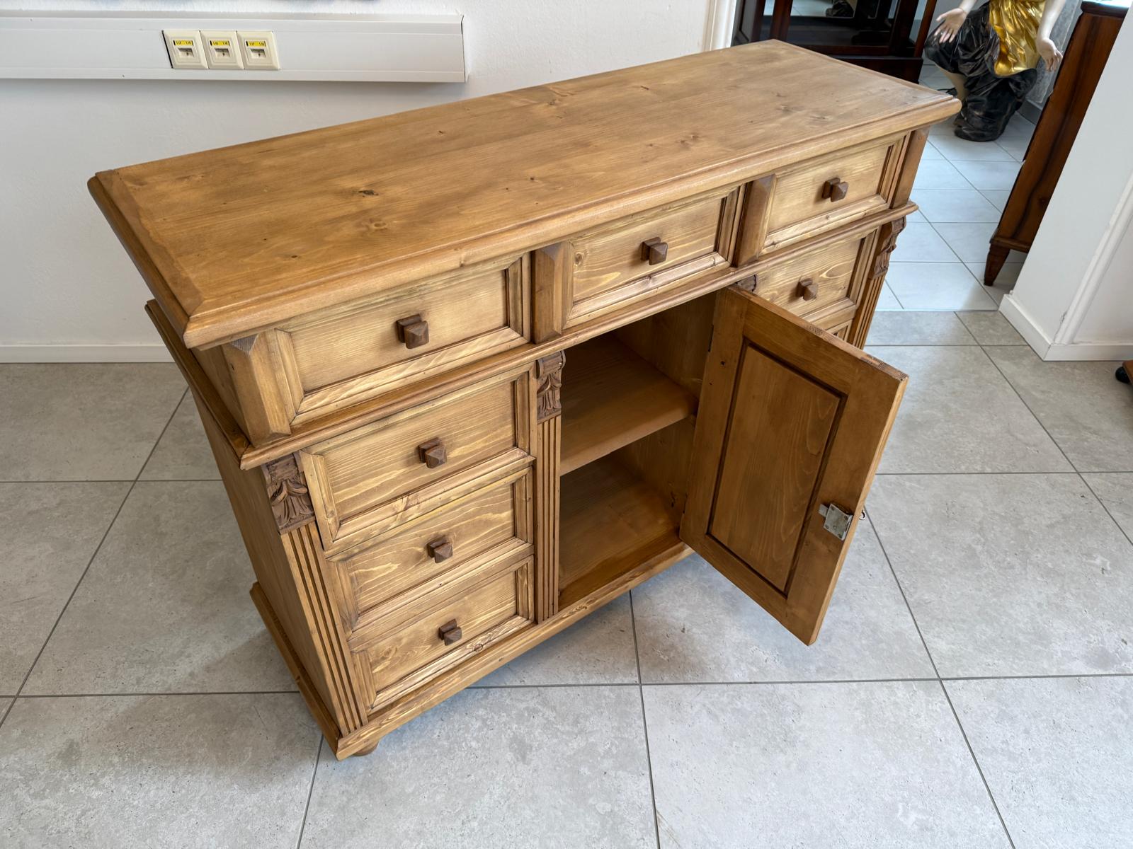 Massivholzkommode Ladenkommode Bauernmöbel Bauernmöbel Bauernschrank G2110