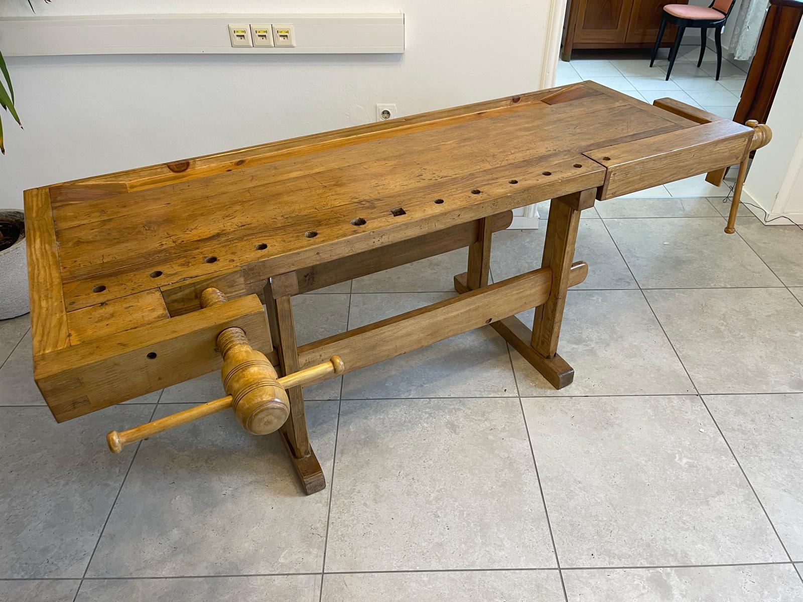 Sale Restaurierte Hobelbank, Werkbank, Küchentisch Bauernmöbel A5484