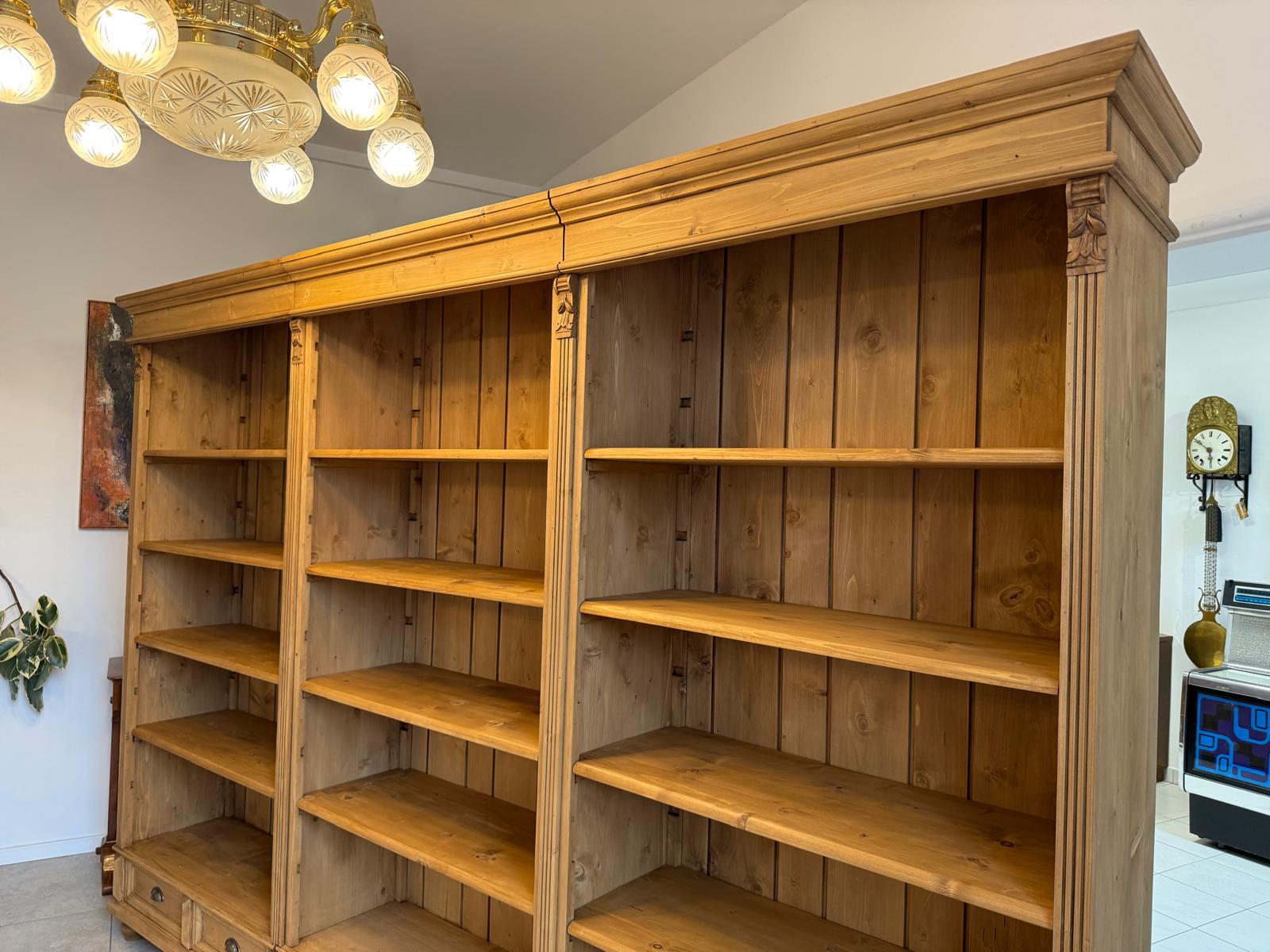 Grosses Bücherregal Stellage Bücherschrank Bauernkasten Bücherwand D1243