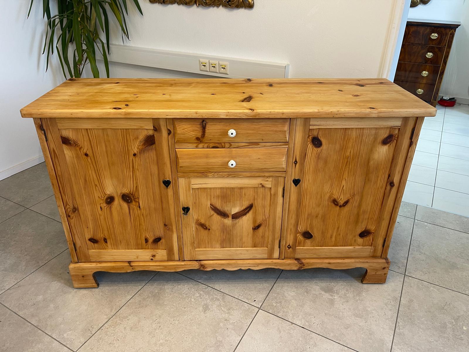 Zirbenholz Anrichte Sideboard Schrank Bauernmöbel A5167