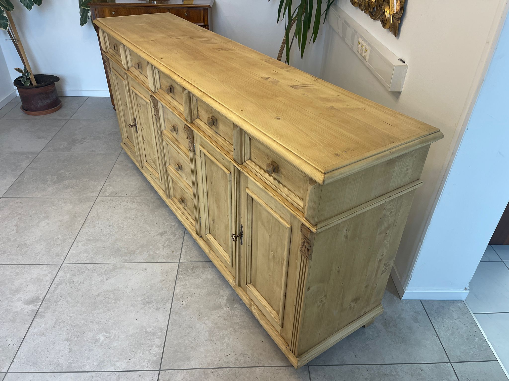 295a8134-8f2a-4f0b-beaf-ec9a4d748293 massiver Apothekenschrank 8 Ladenkommode Ladenschrank A4117