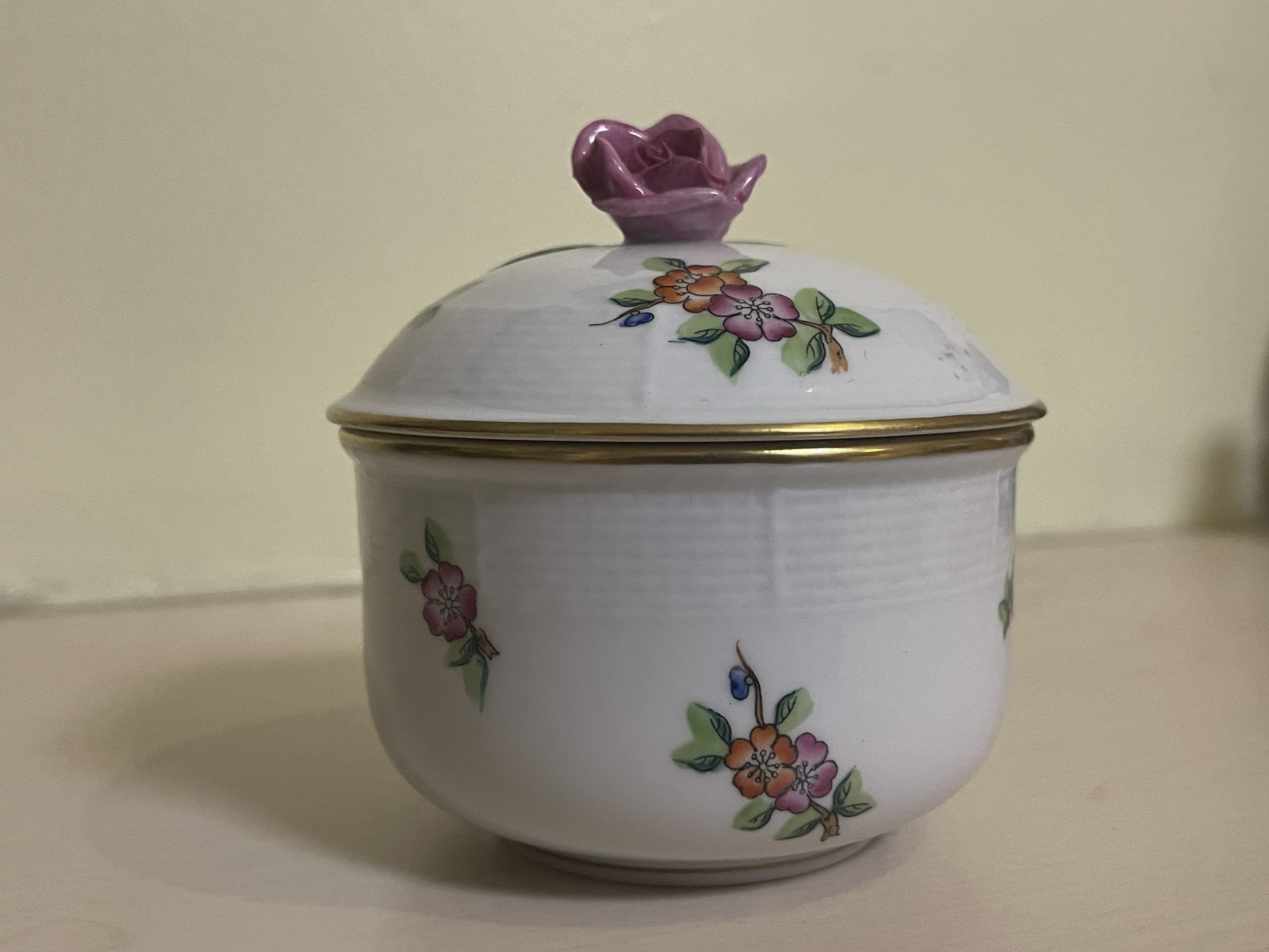 biedermeier-105TDfr1KwNu6vqW Porzellandose Herend Zuckerdose B2087