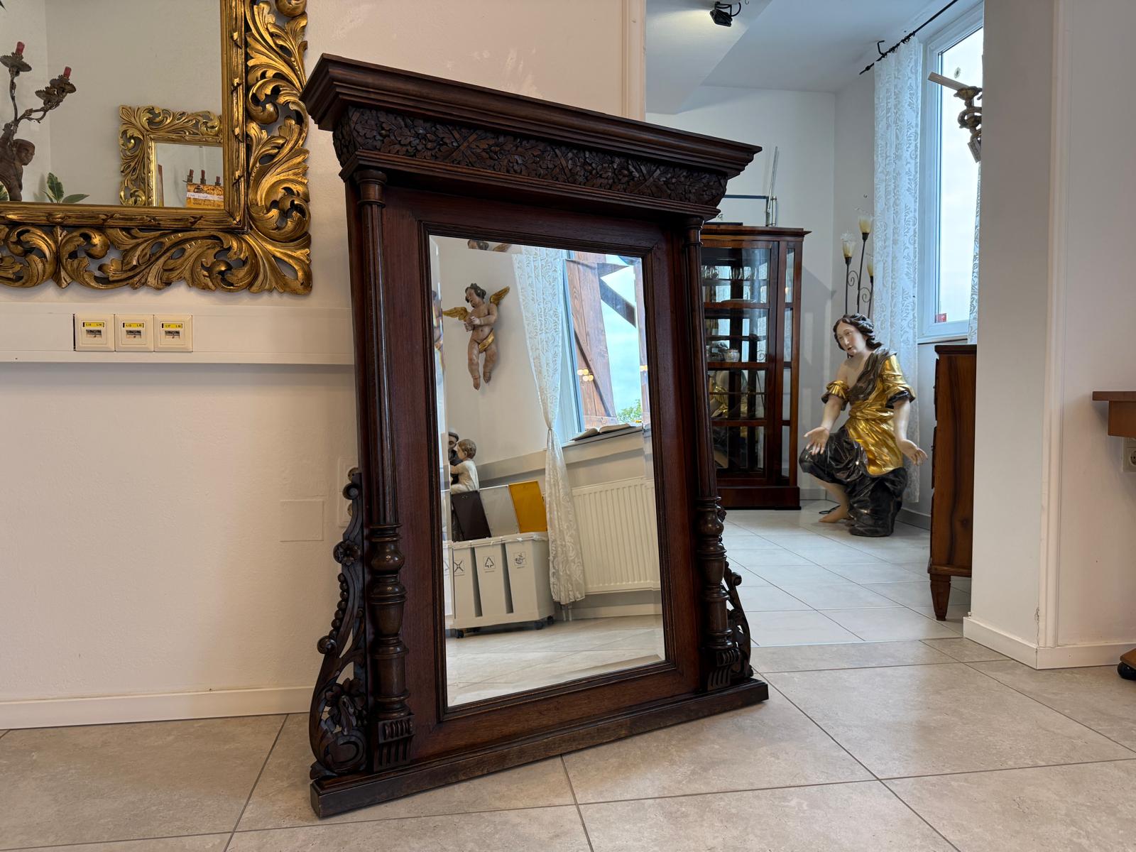 Gründerzeit Wandspiegel Dekospiegel Antik G2143